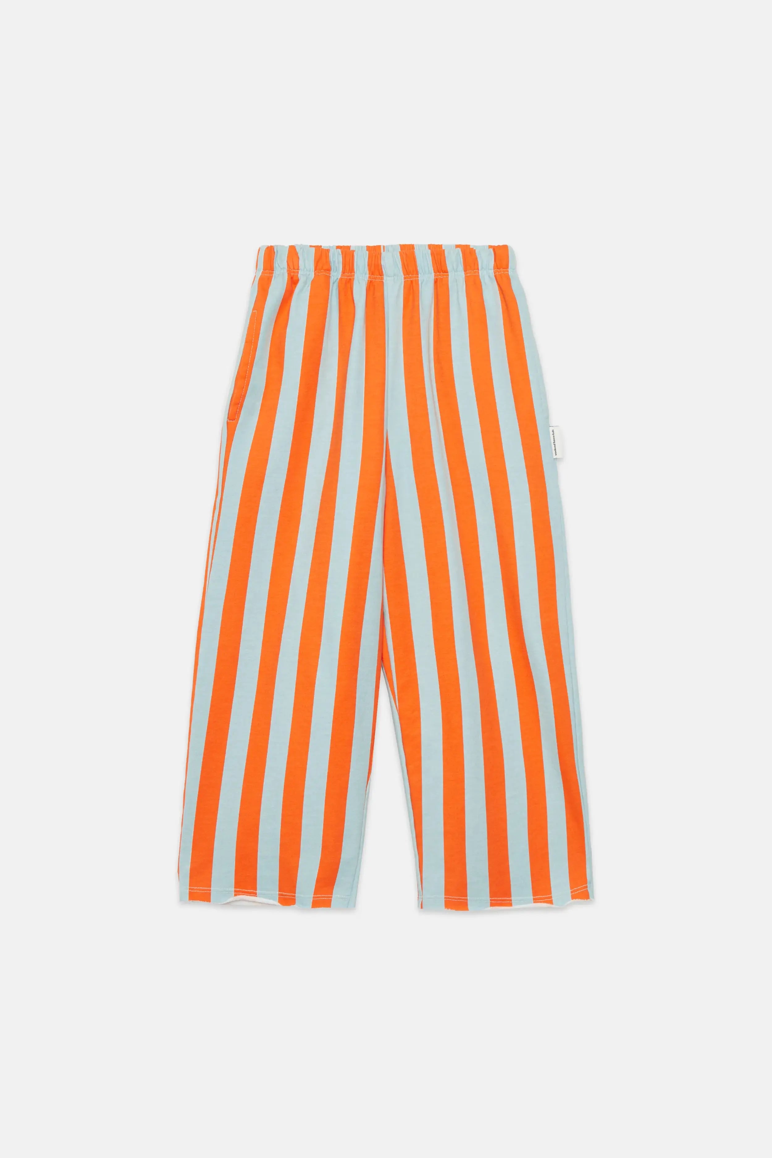 Stripes straight sweatpants