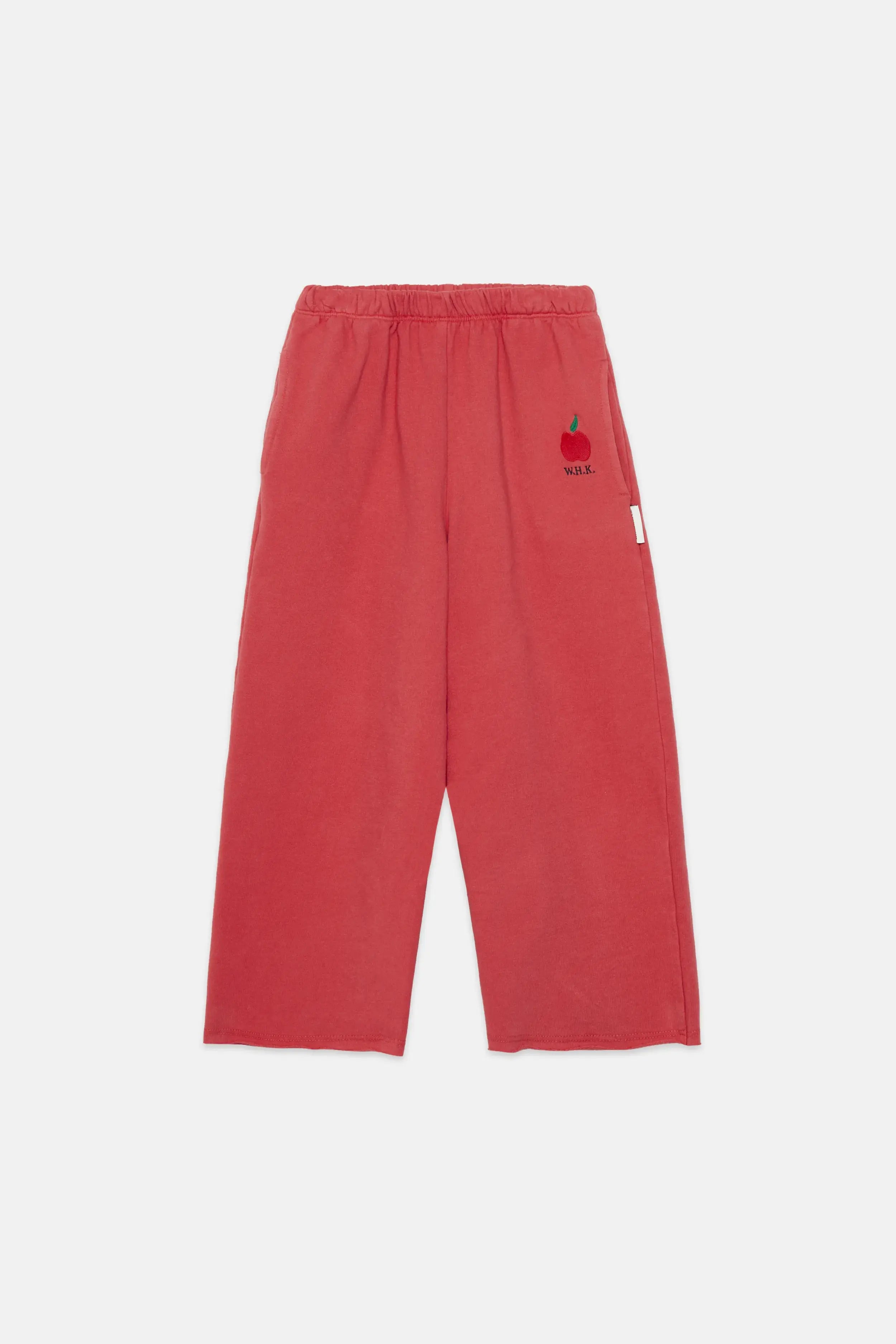 Apple straight sweatpants