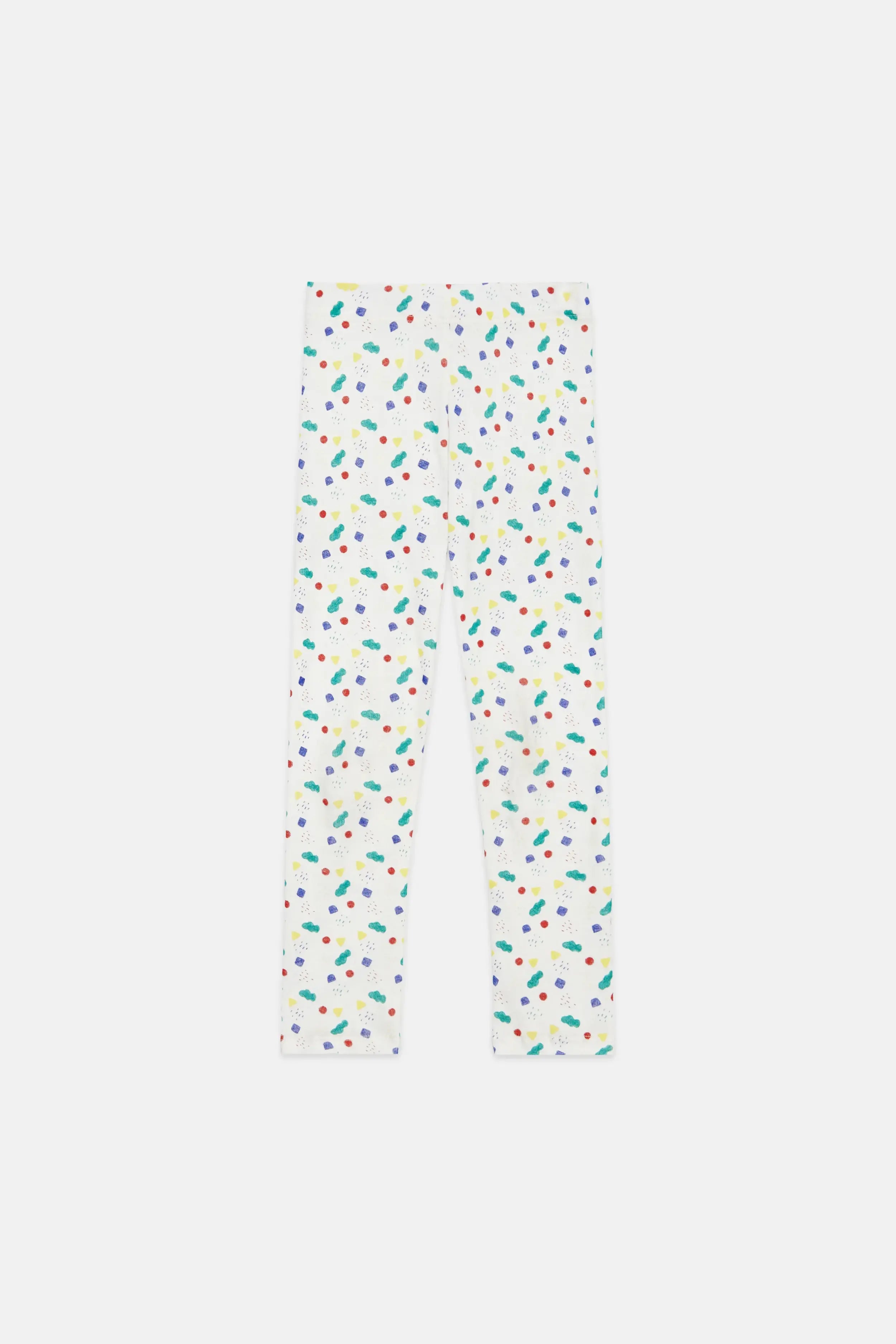 Arty shapes all over legging