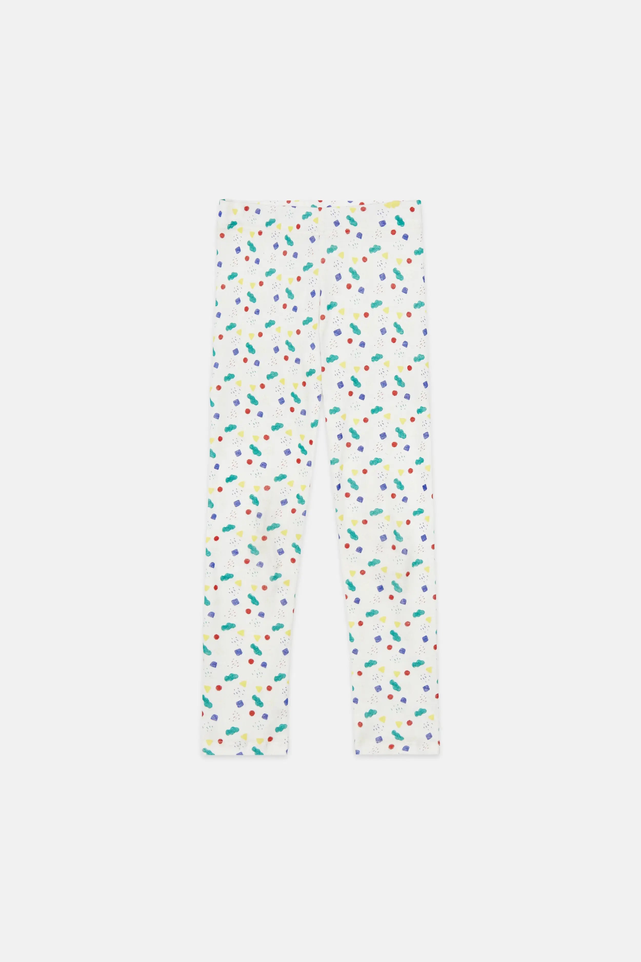 Arty shapes all over legging
