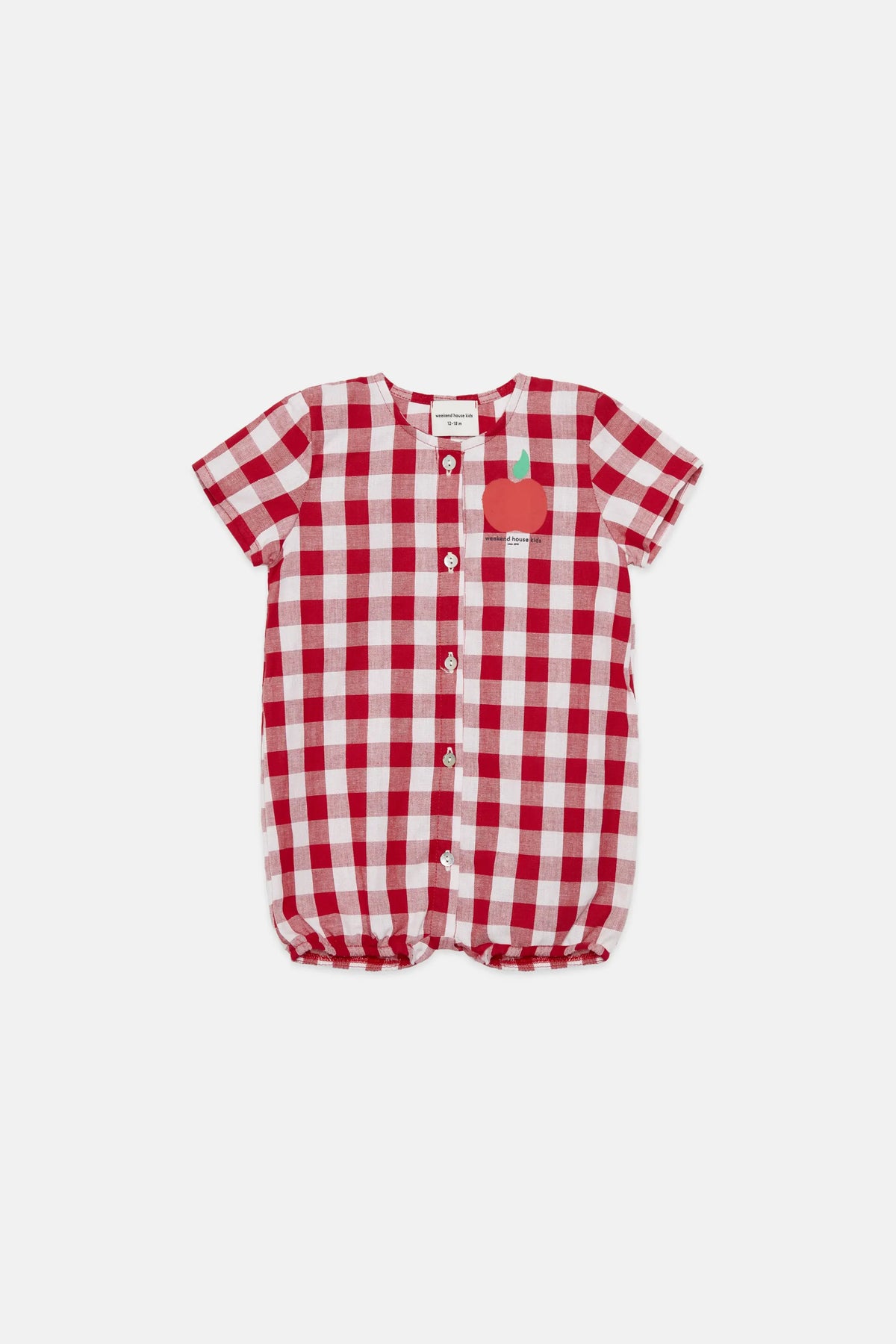 Apple baby romper
