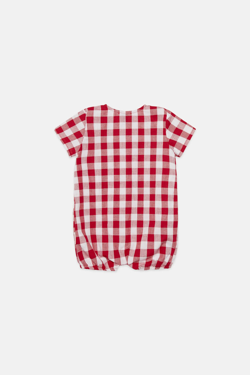 Apple baby romper