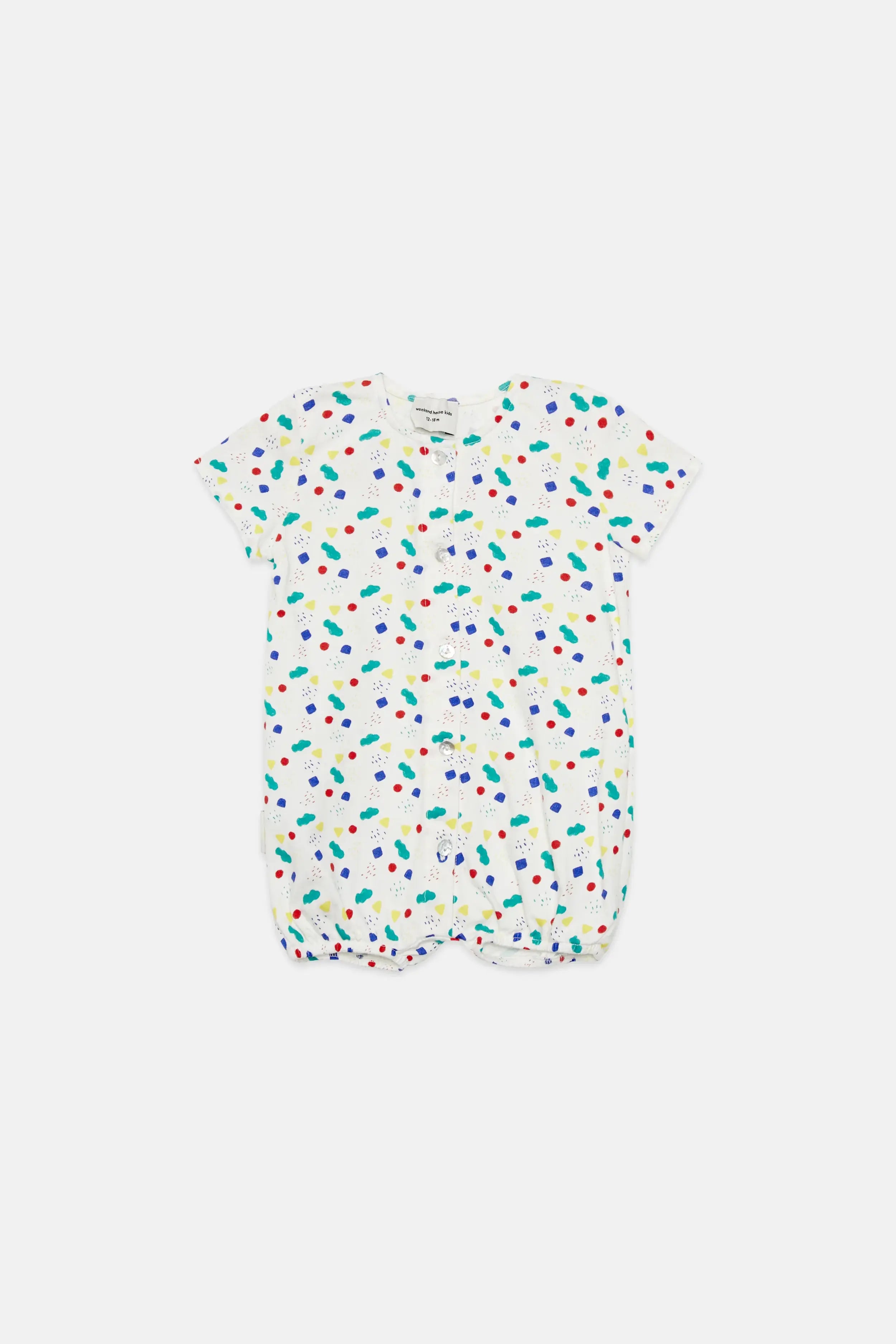 Arty shapes romper