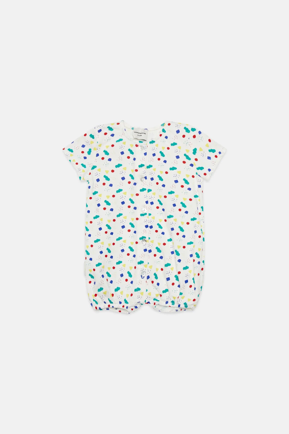 Arty shapes romper