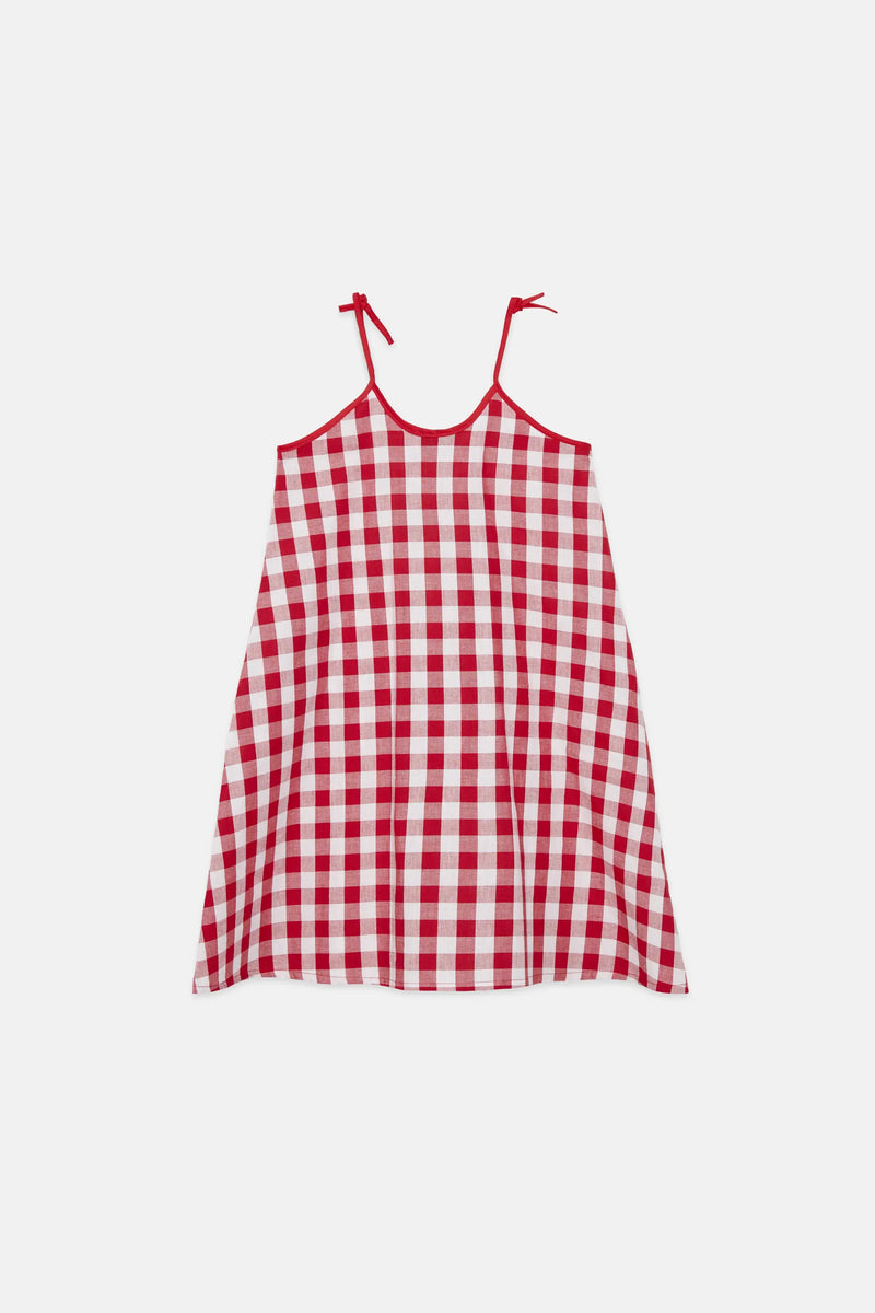Apple print maxi dress