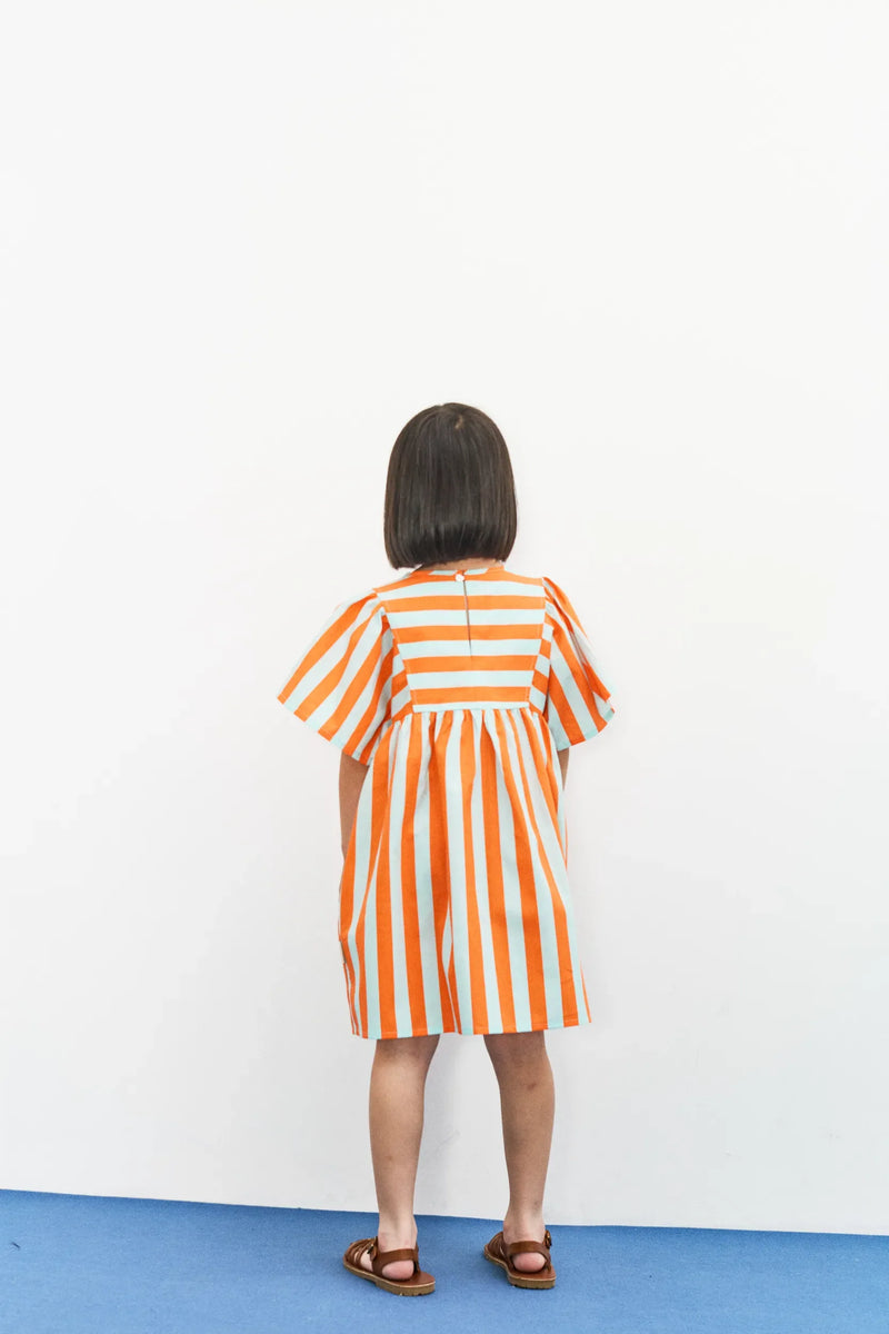 Stripes butterfly dress