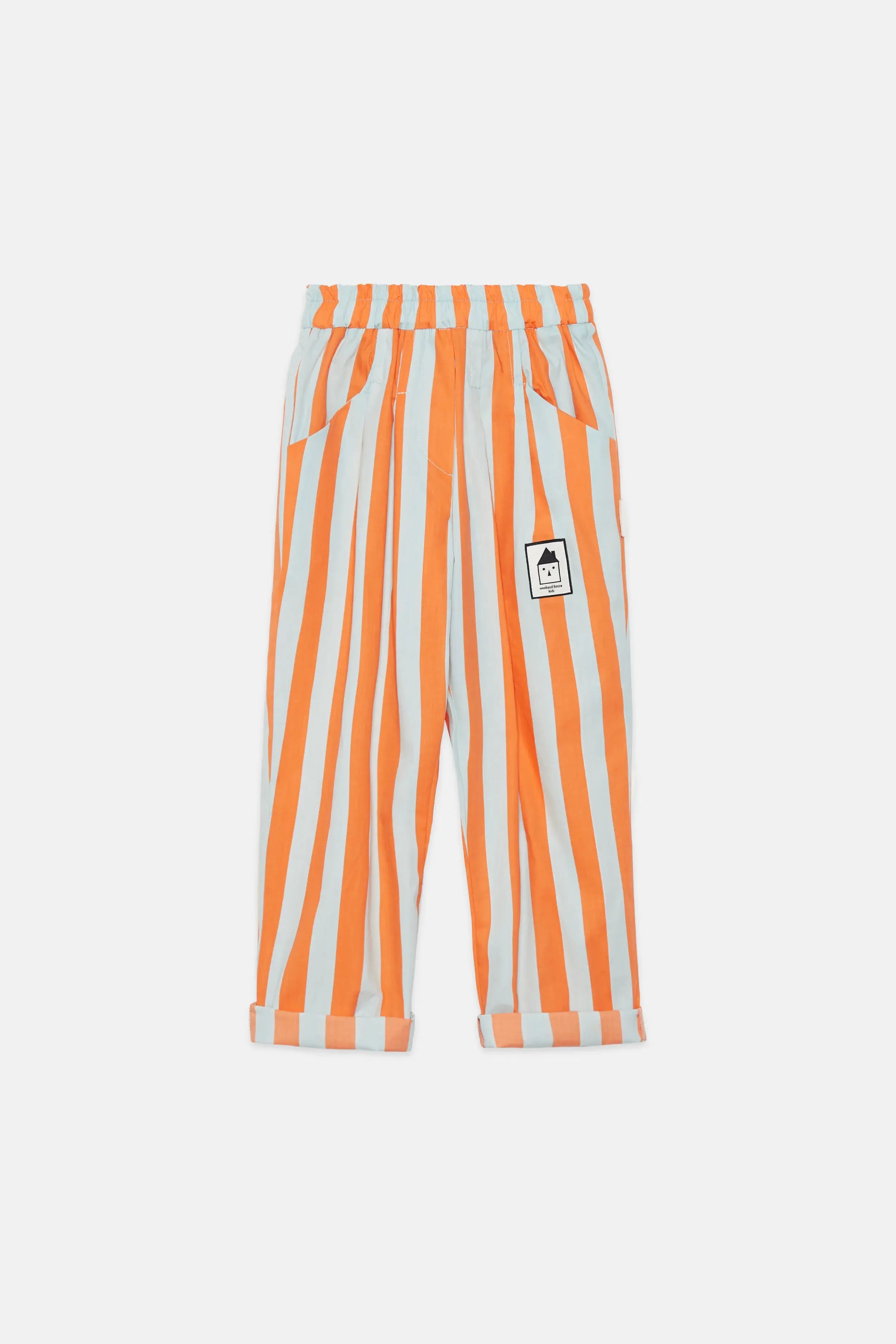 Stripes popelin pants