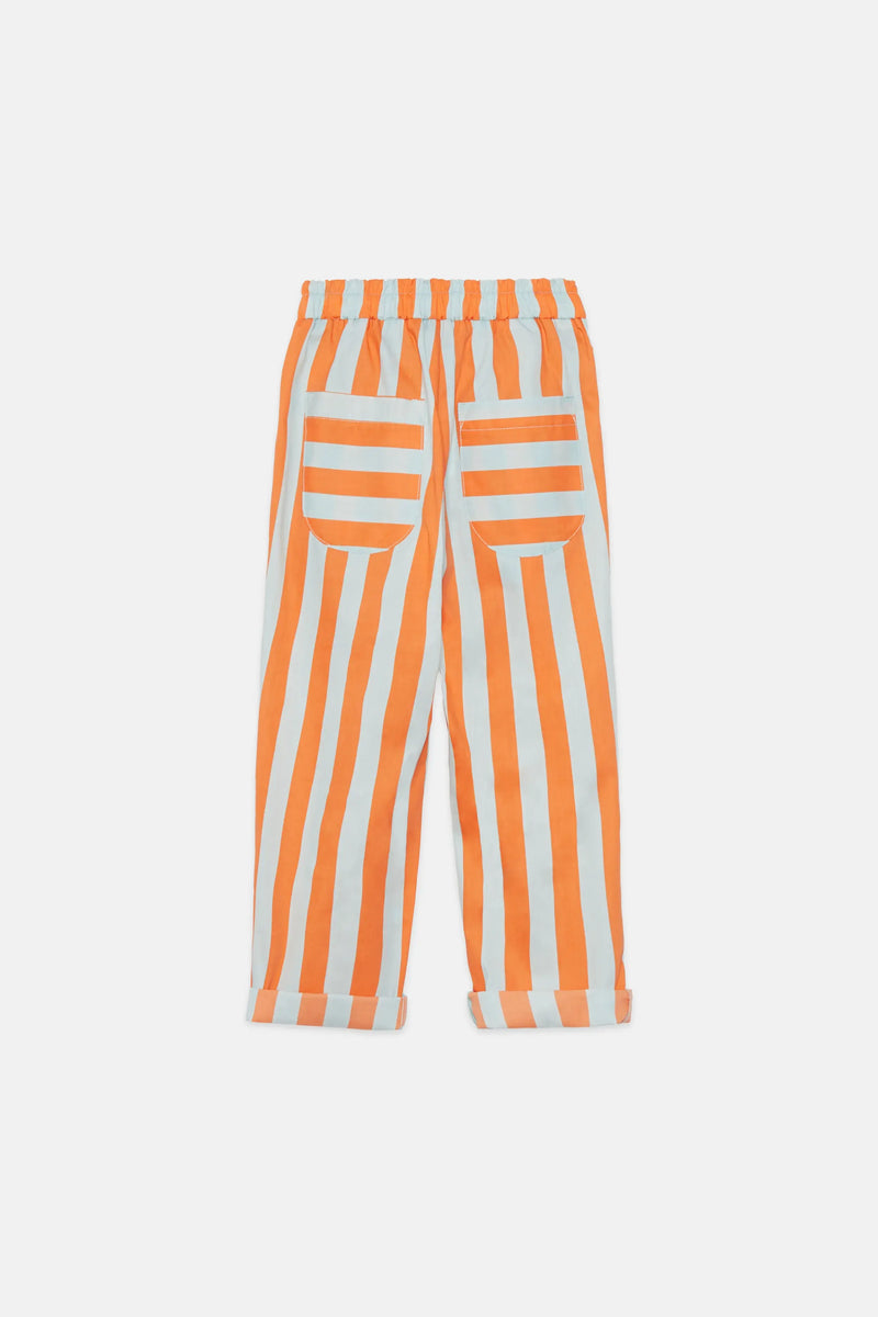 Stripes popelin pants