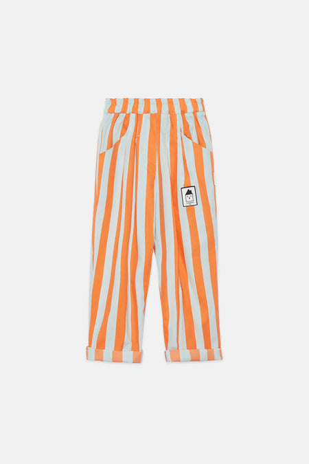 Stripes popelin pants