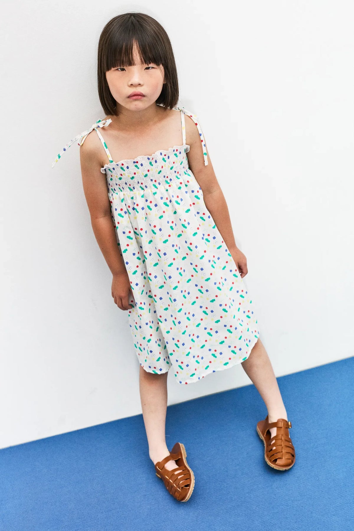 Arty shapes popelin dress