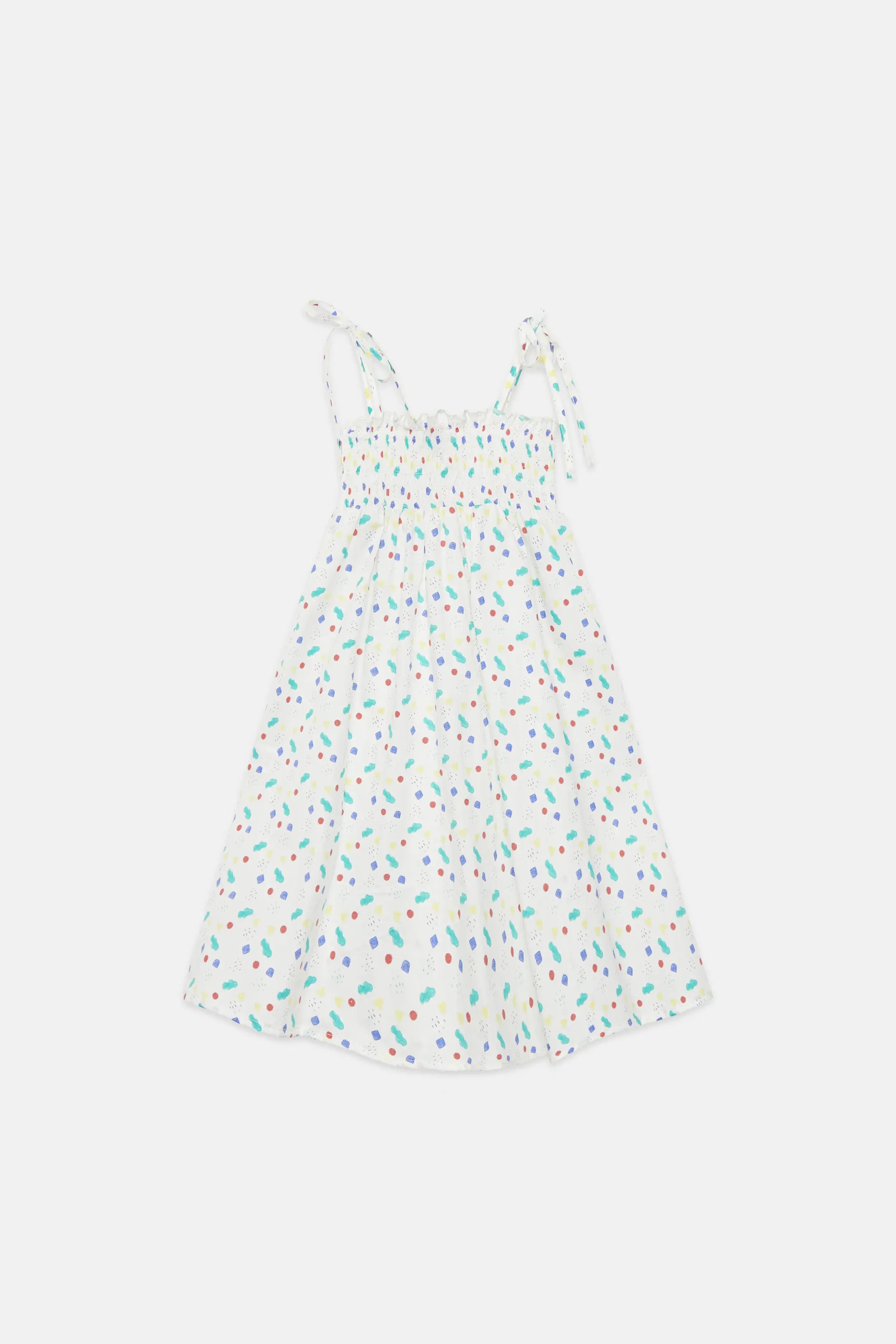 Arty shapes popelin dress