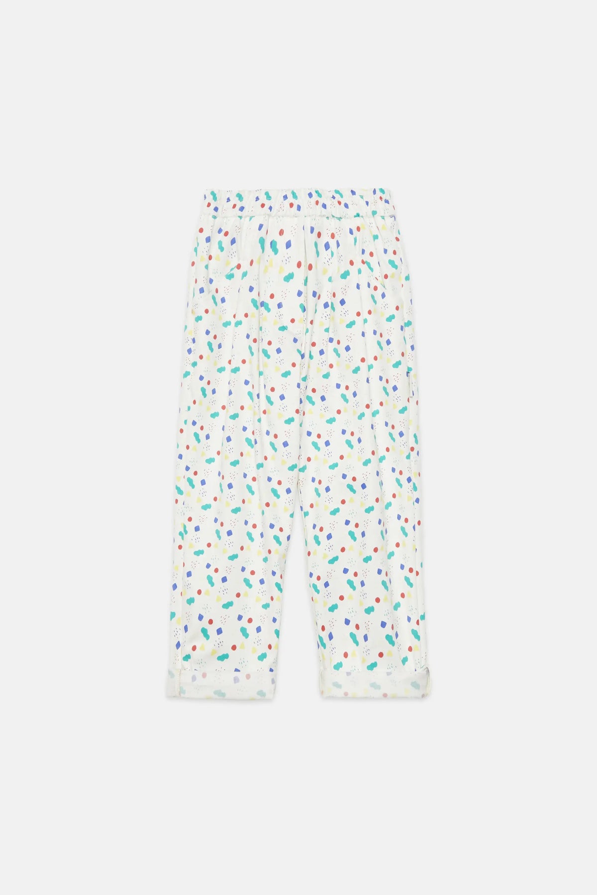 Arty shapes carrot pants