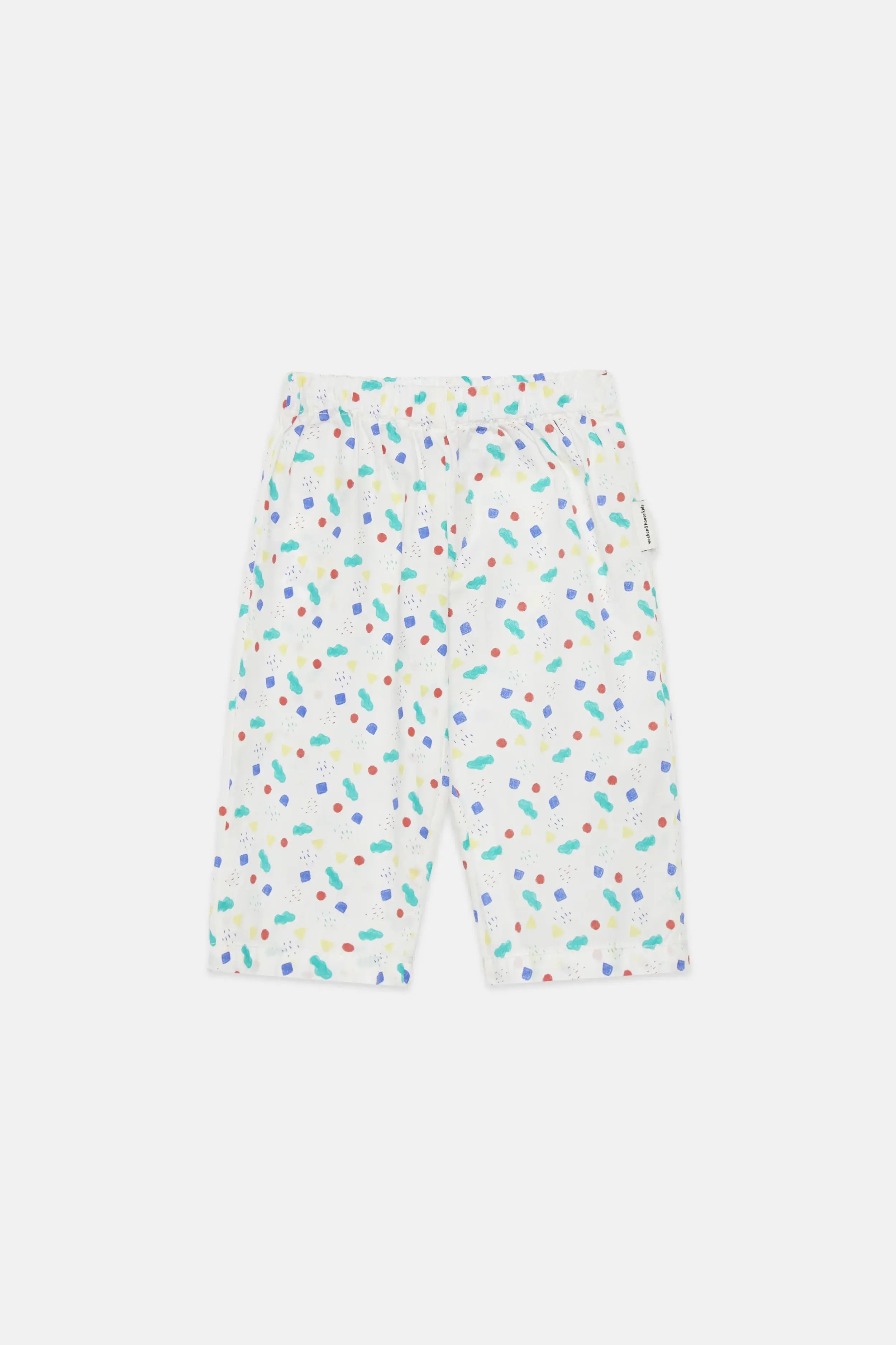 Arty shapes baby pants