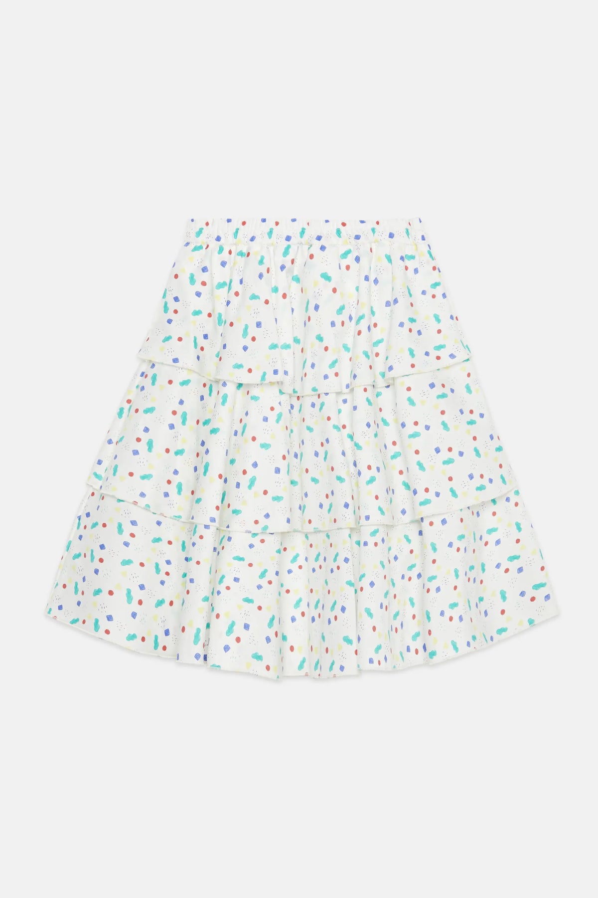 Arty shapes triple skirt