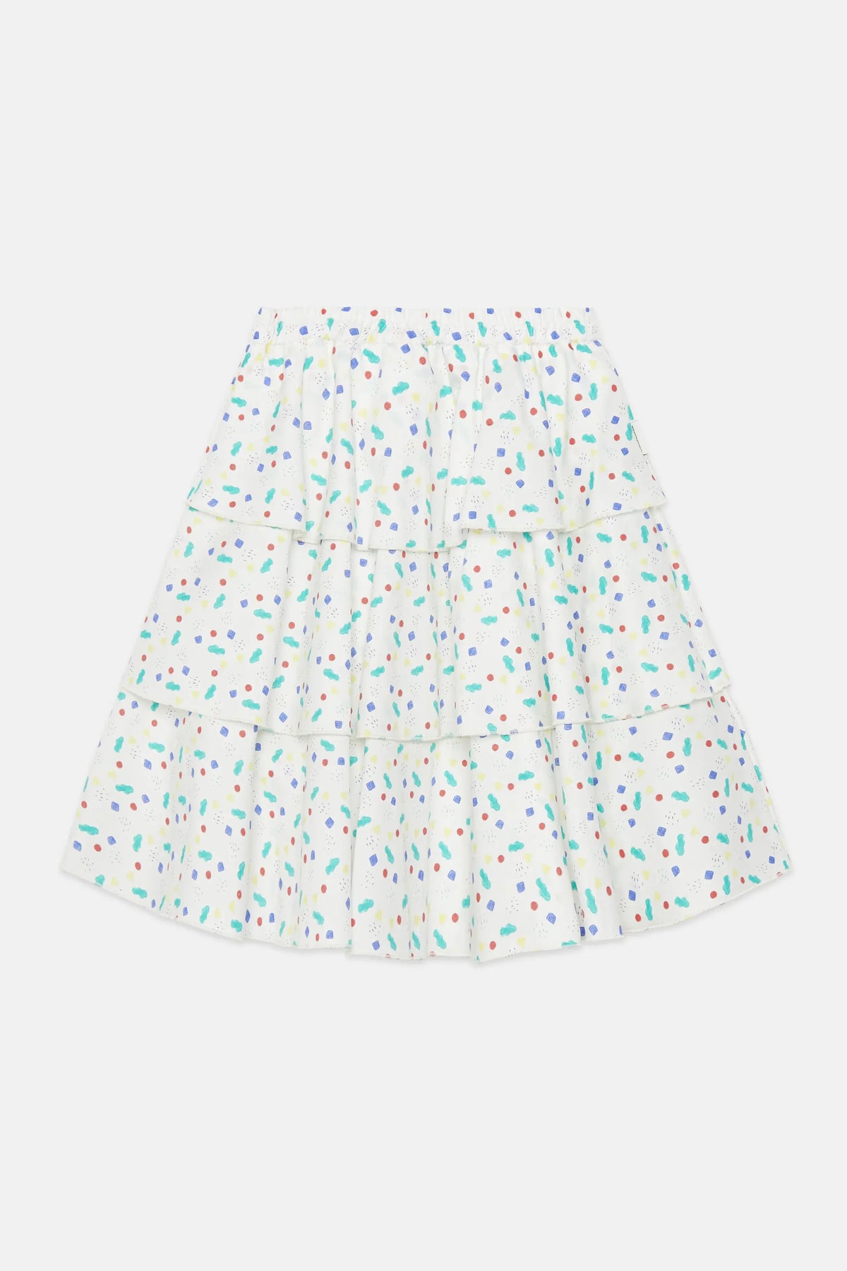 Arty shapes triple skirt
