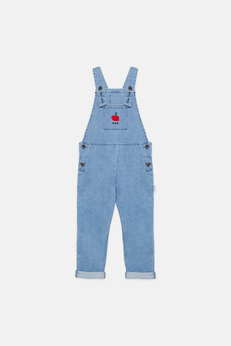 Apple denim overall