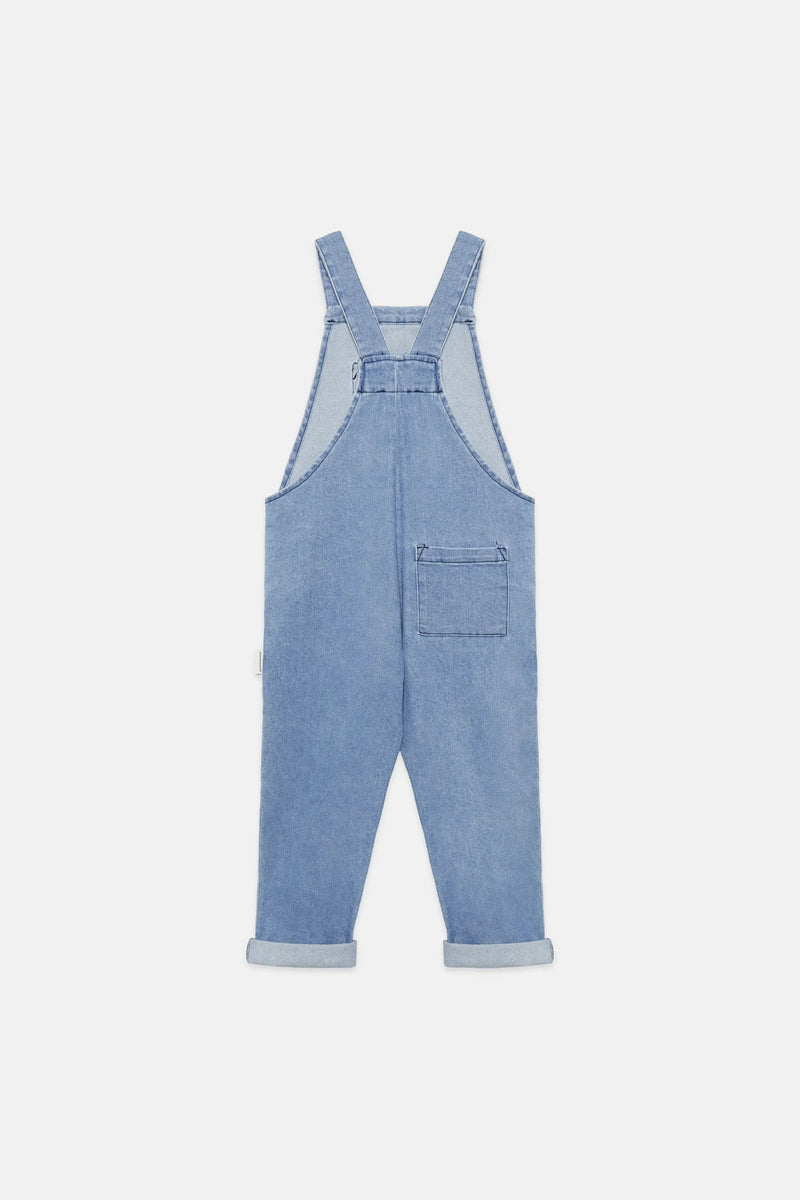 Apple denim overall