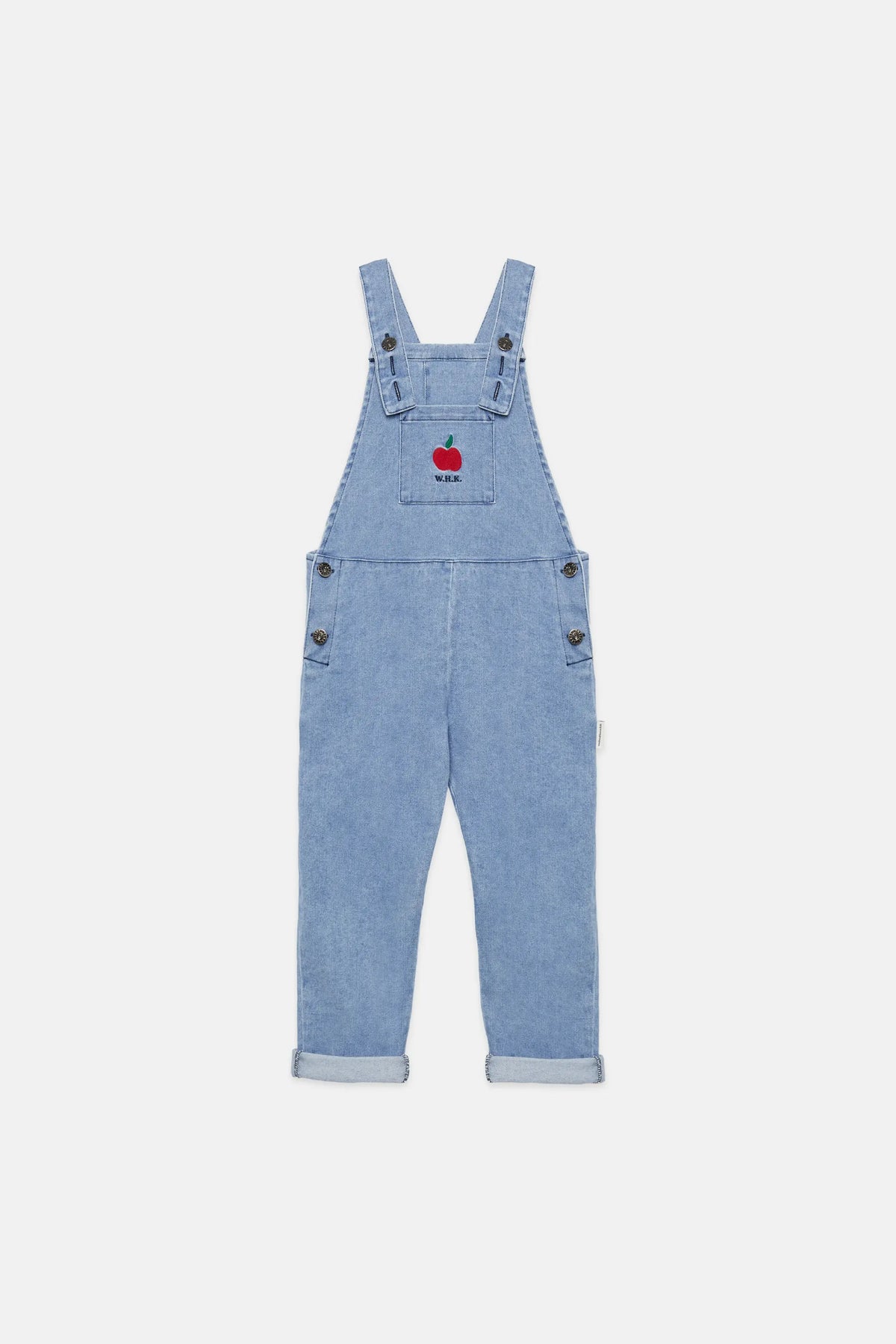 Apple denim overall