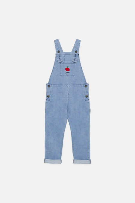Apple denim overall