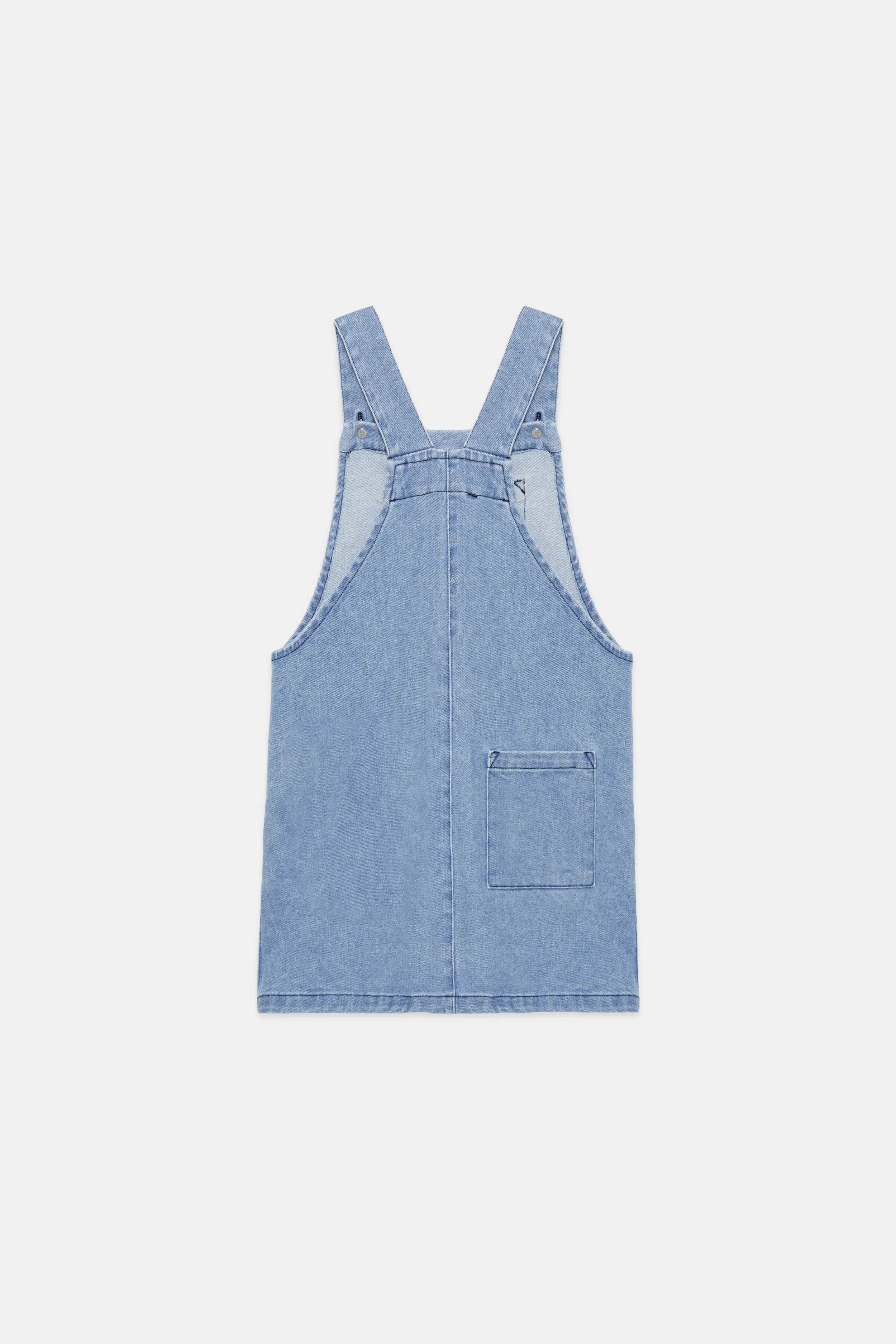 Apple denim dress
