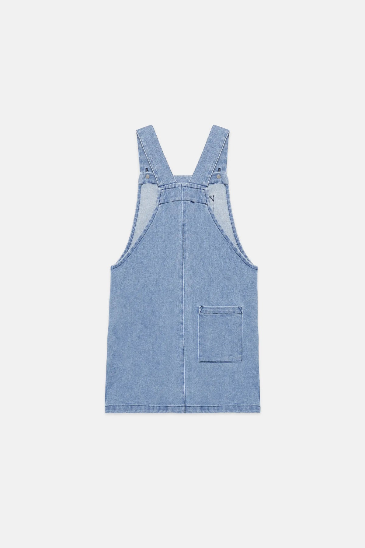 Apple denim dress