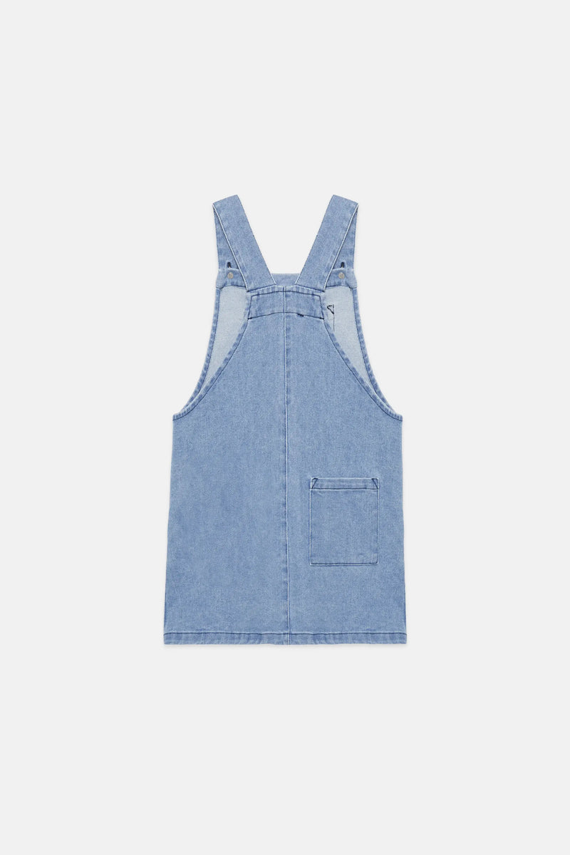 Apple denim dress
