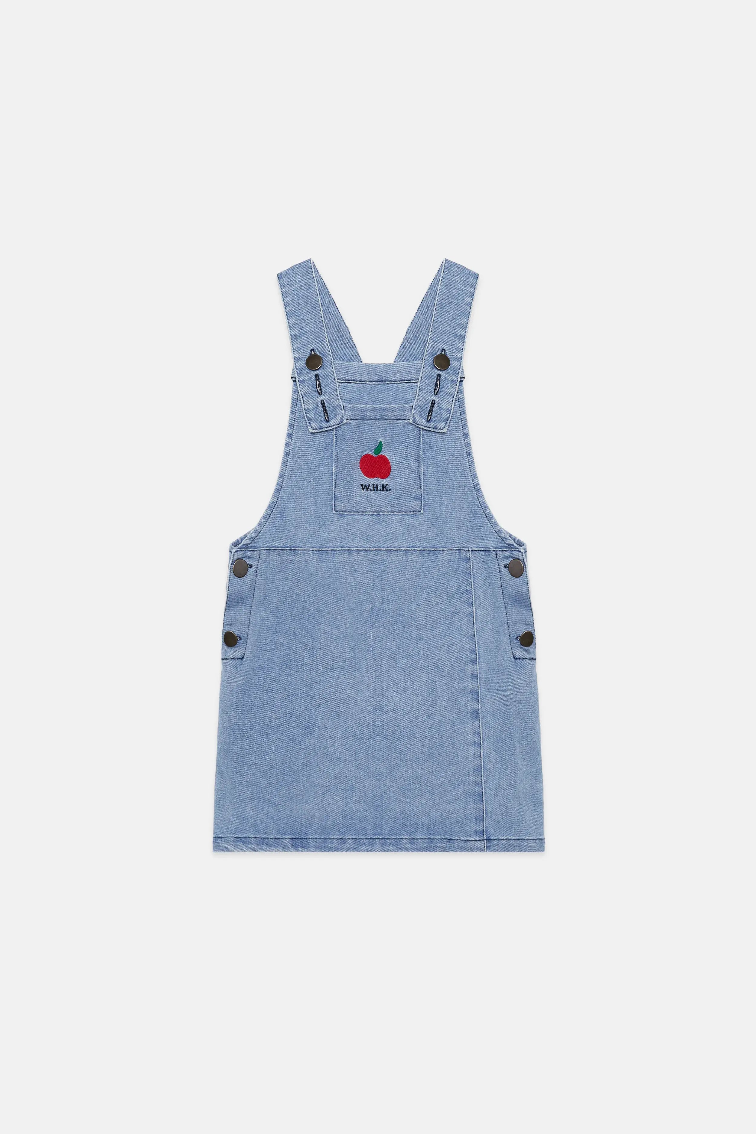 Apple denim dress