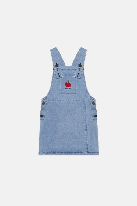 Apple denim dress