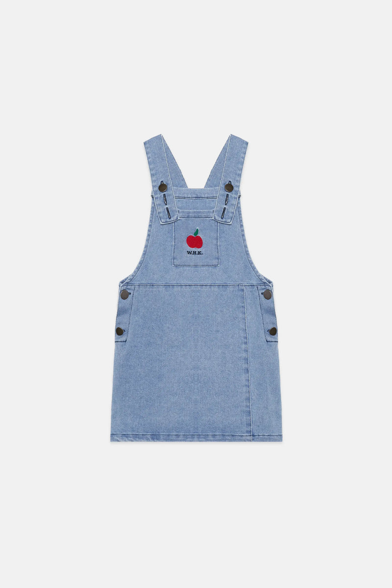 Apple denim dress