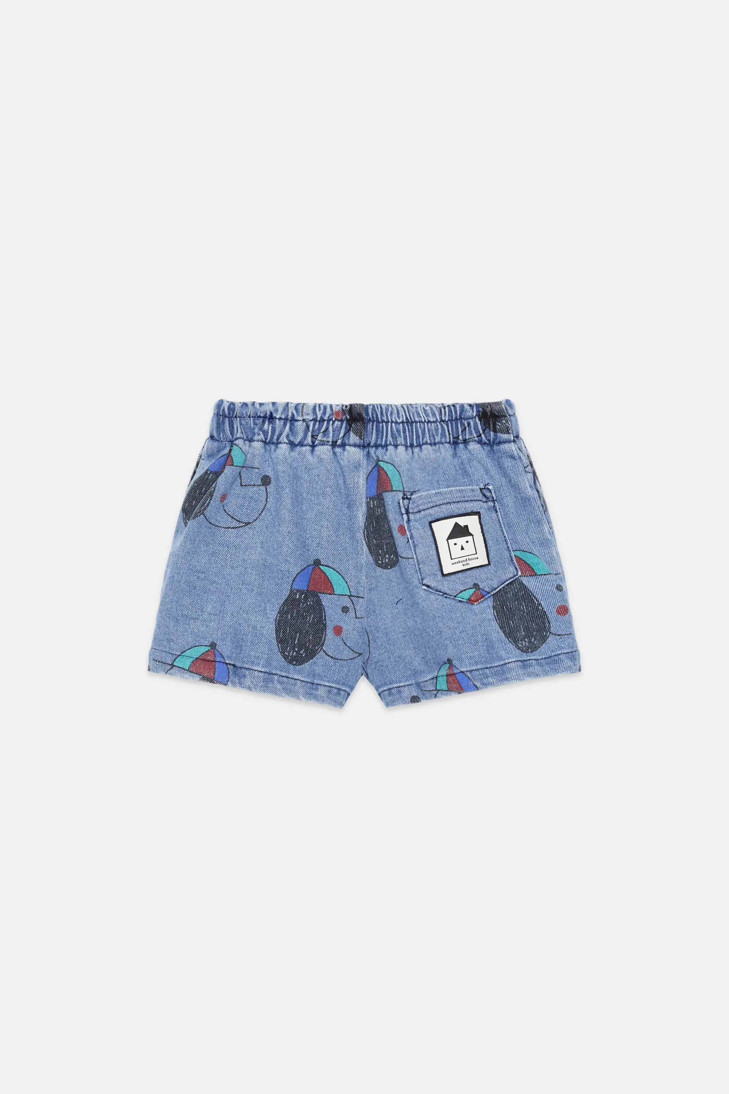 Happy dog denim shorts