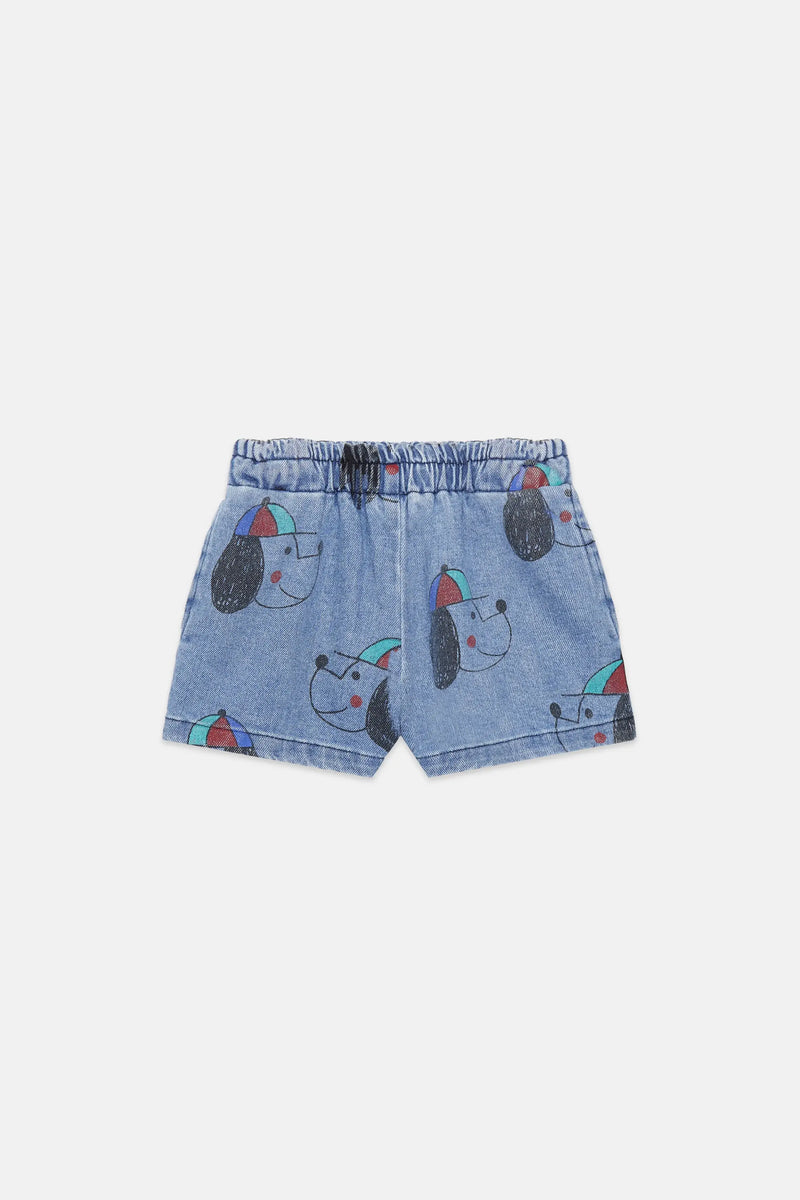 Happy dog denim shorts
