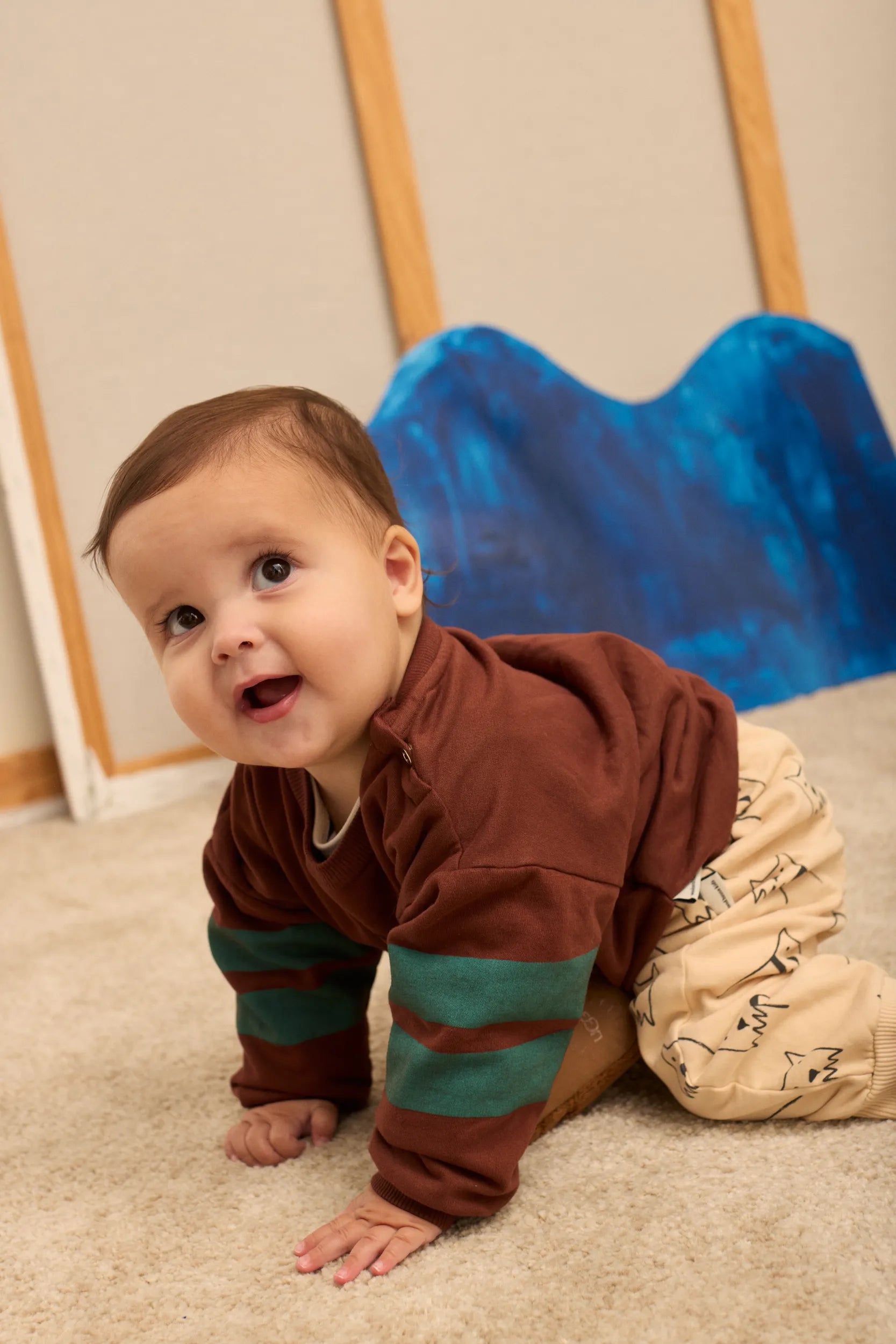 The city dog baby sweatshirt