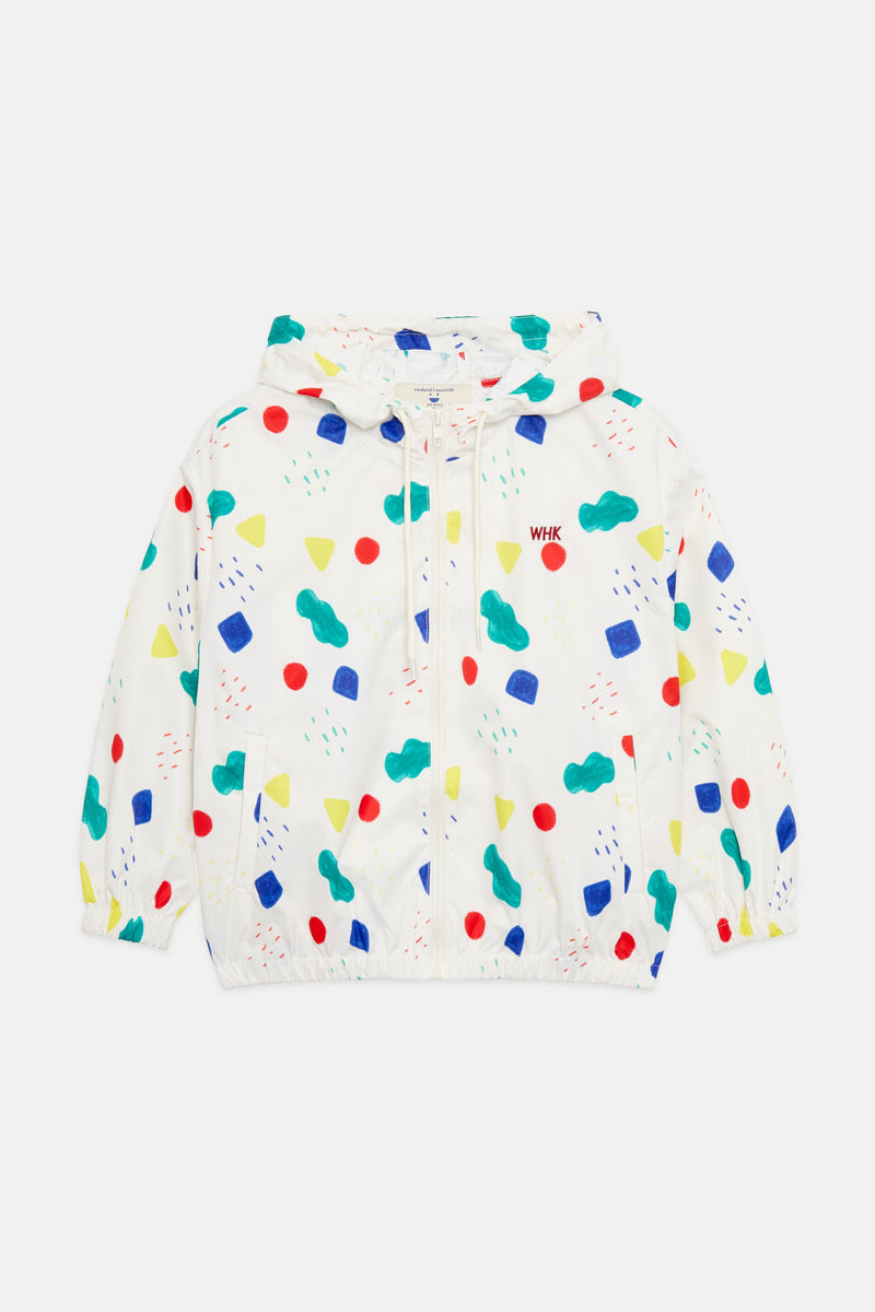 Arty shapes windbreaker