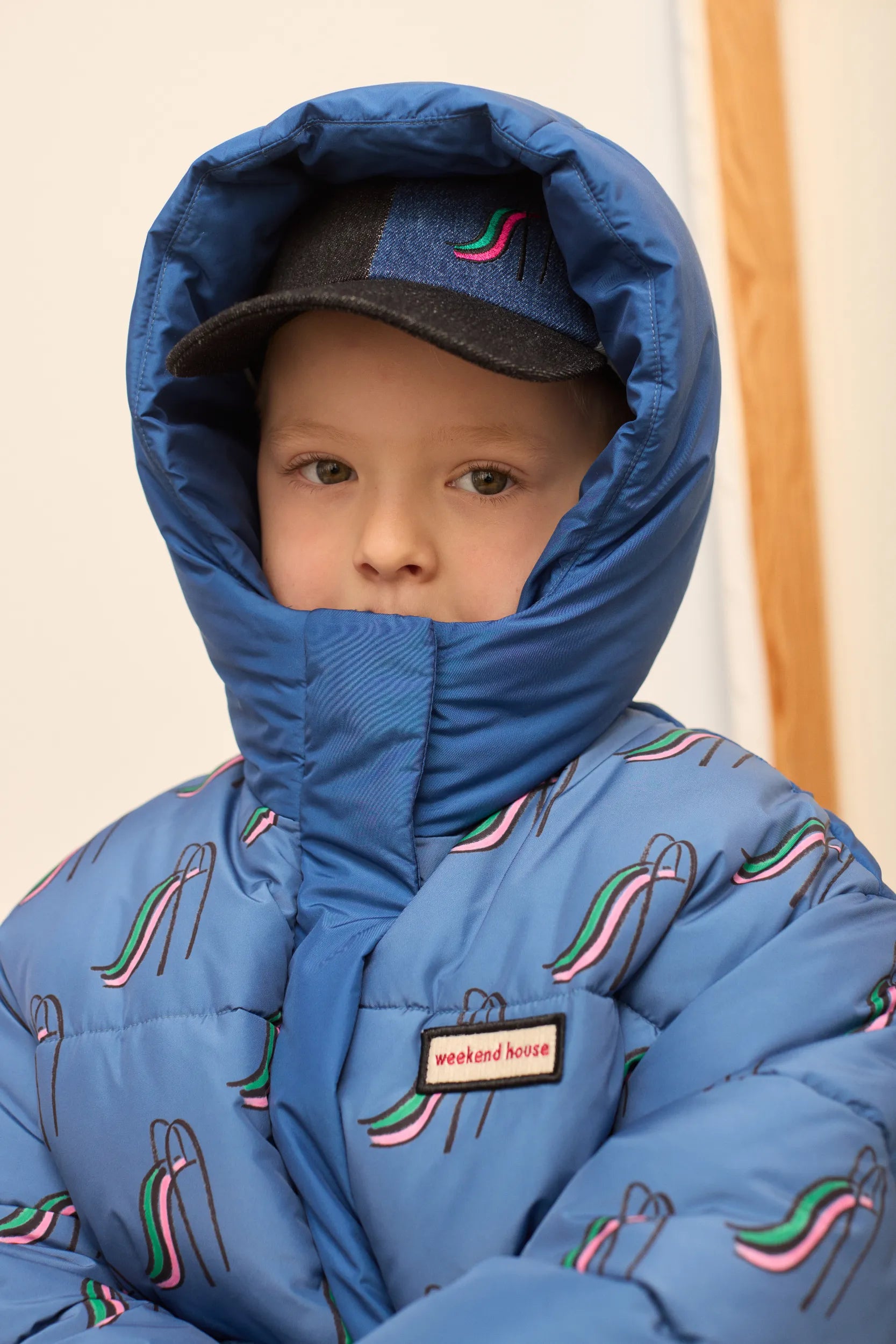 Slides all over anorak