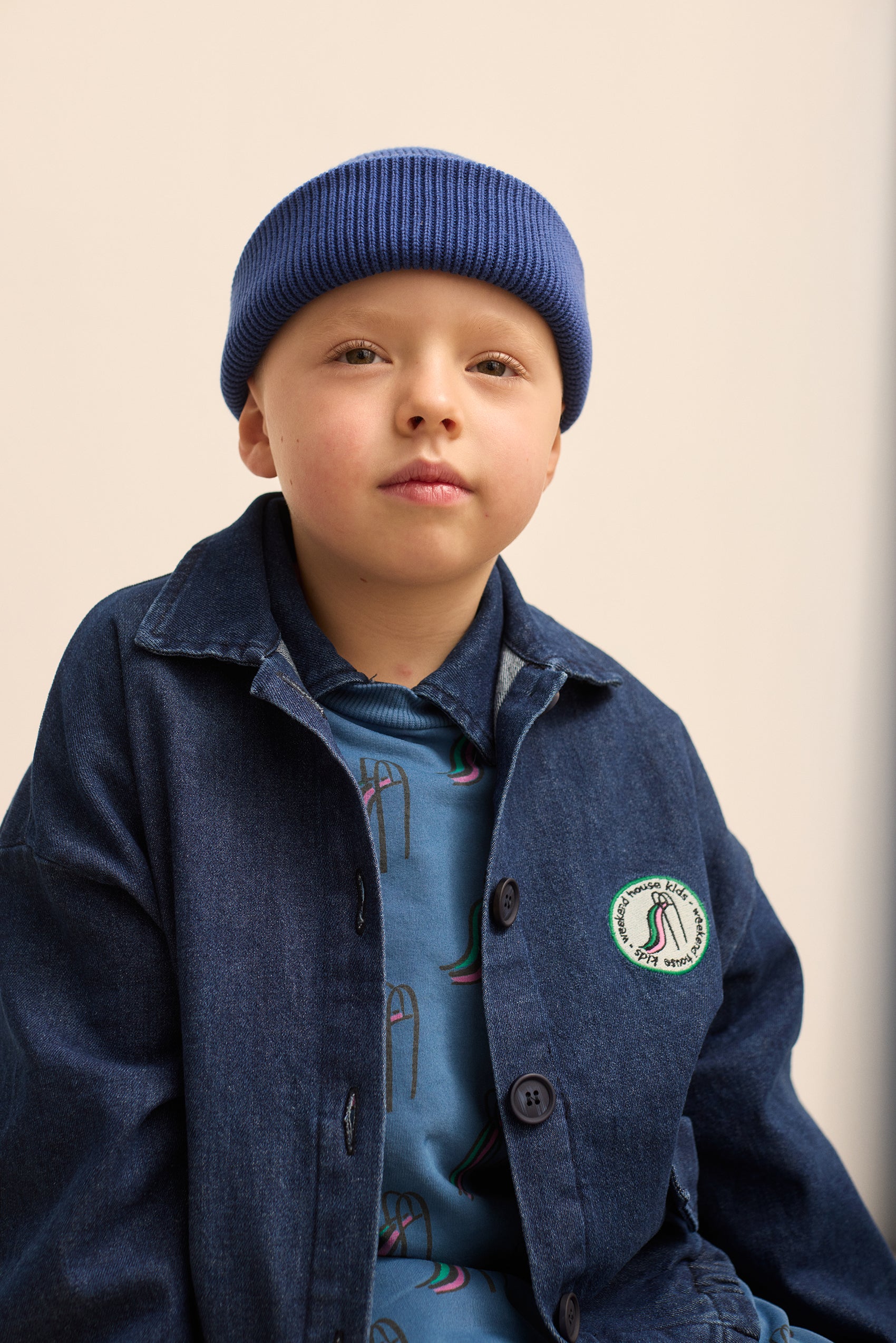 Bomber denim jacket