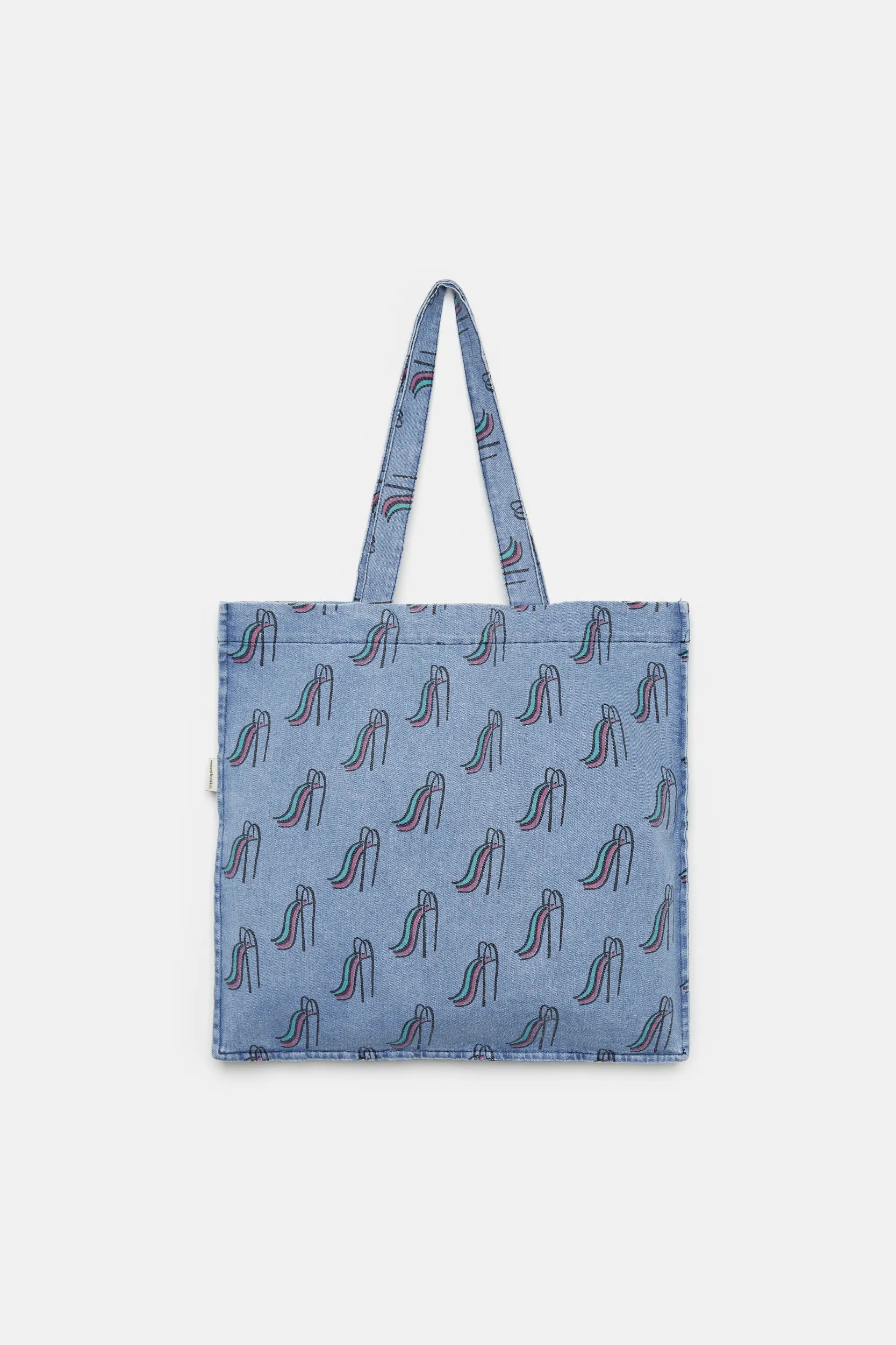 Slide denim bag