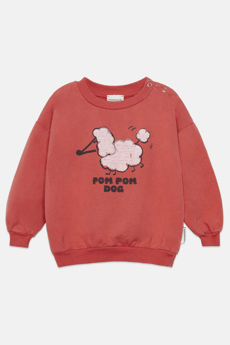 Pom pom dog baby sweatshirt