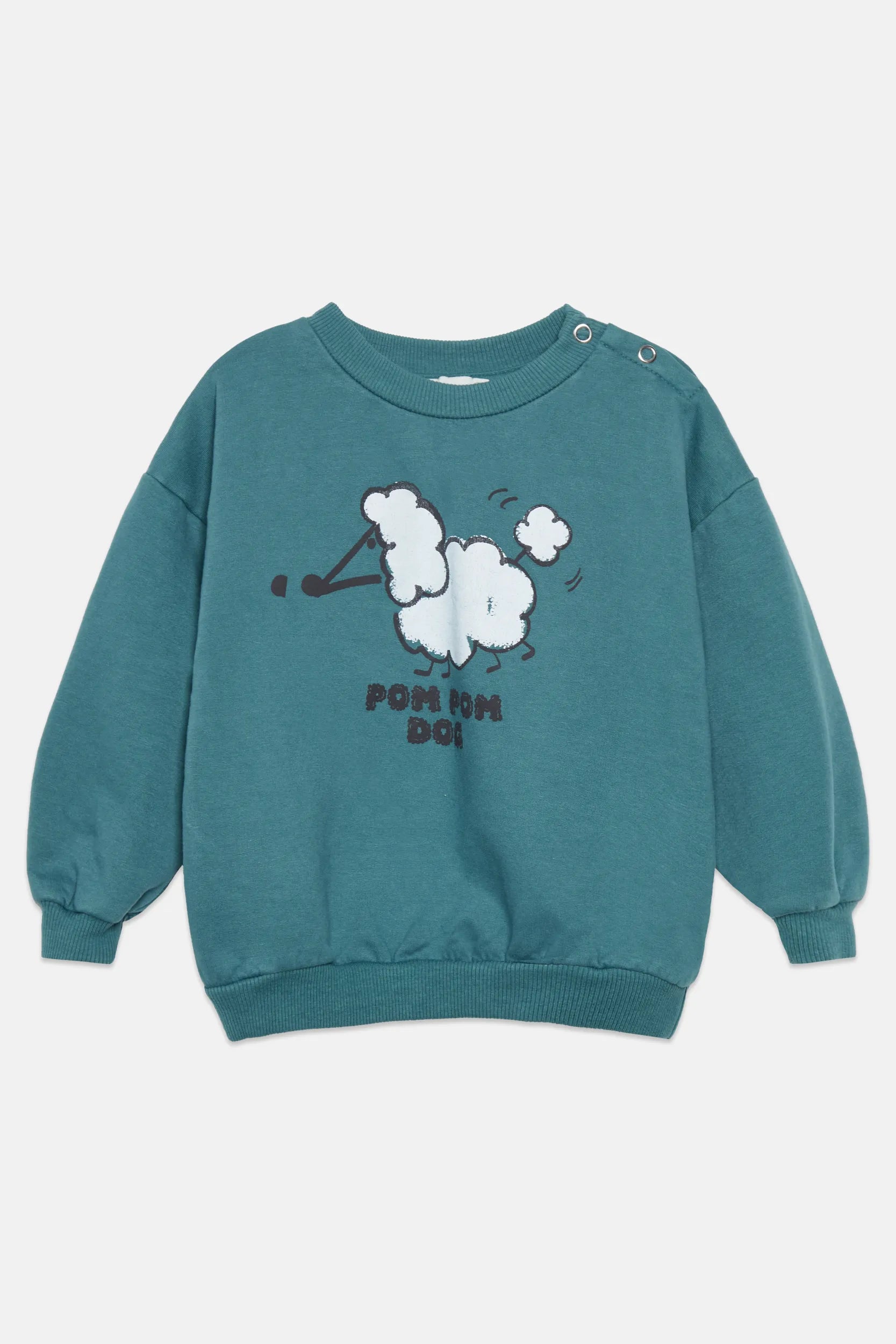 Pom pom dog baby sweatshirt