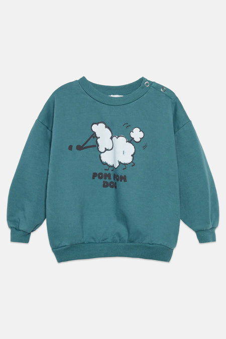 Pom pom dog baby sweatshirt