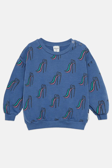 Slides all over baby sweatshirt