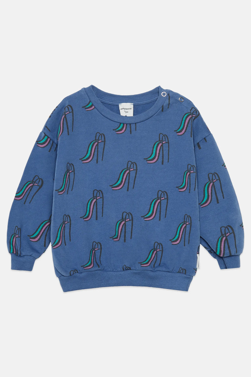 Slides all over baby sweatshirt