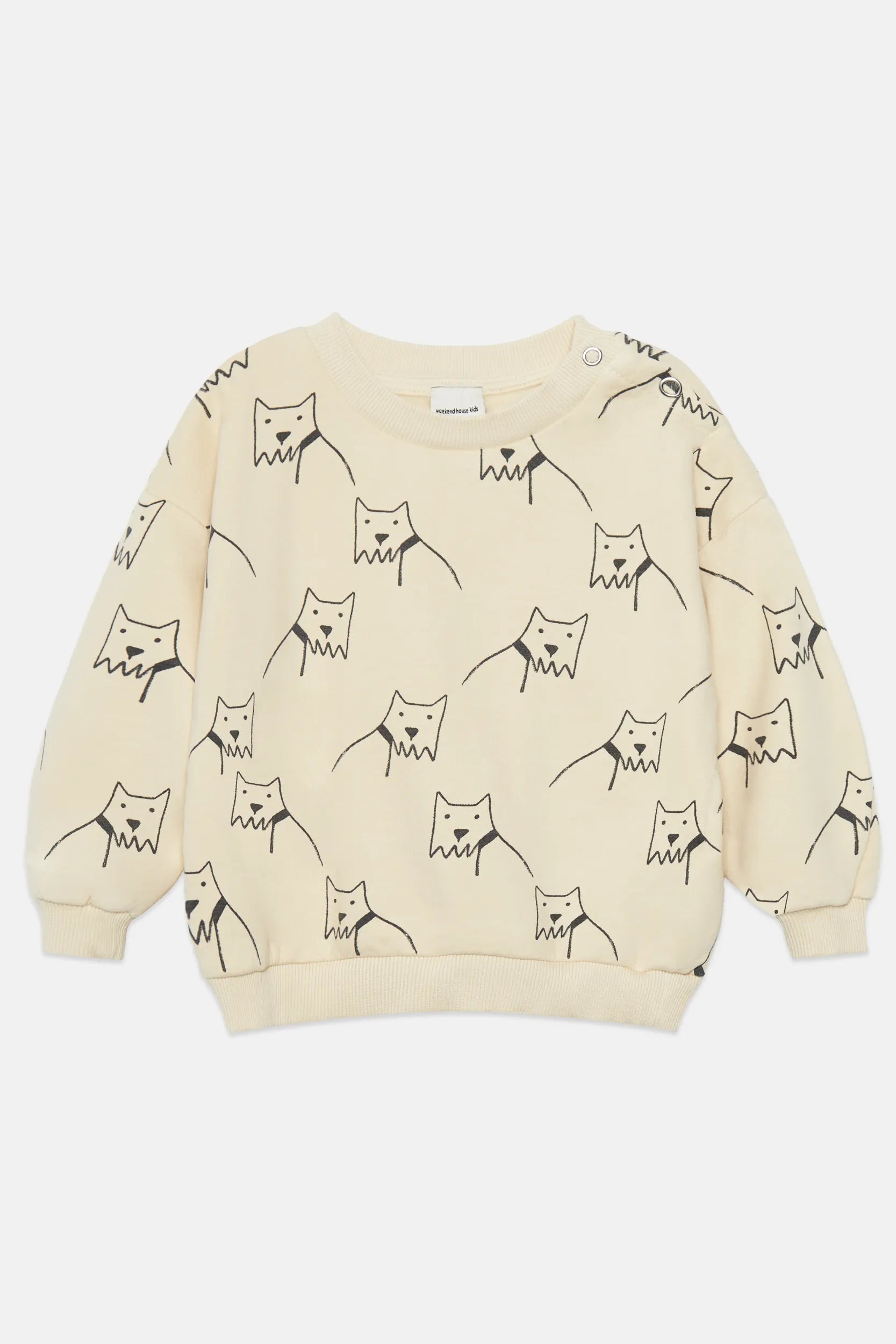 City dog all over baby sweatshirt
