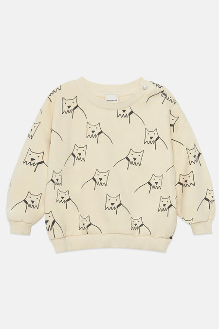 City dog all over baby sweatshirt
