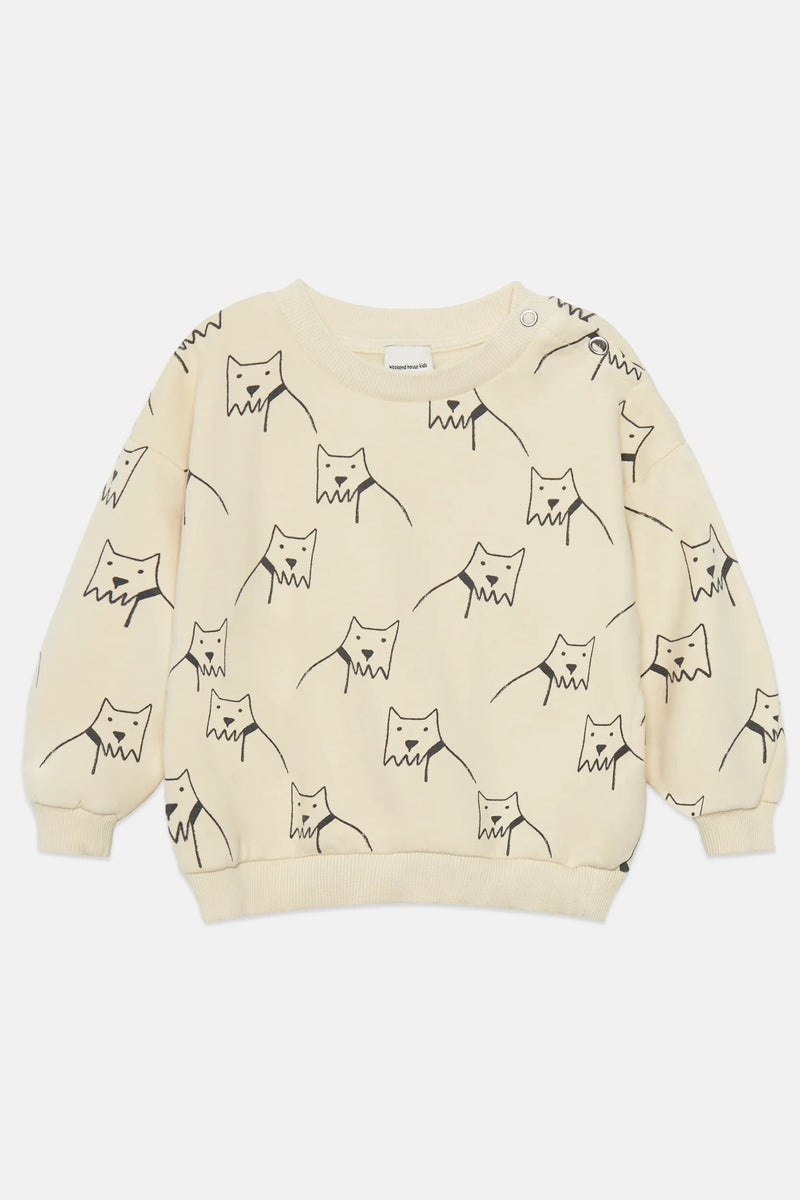 City dog all over baby sweatshirt