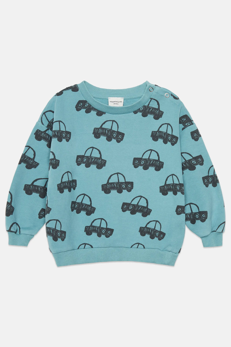 Cars all over sweatshirt
