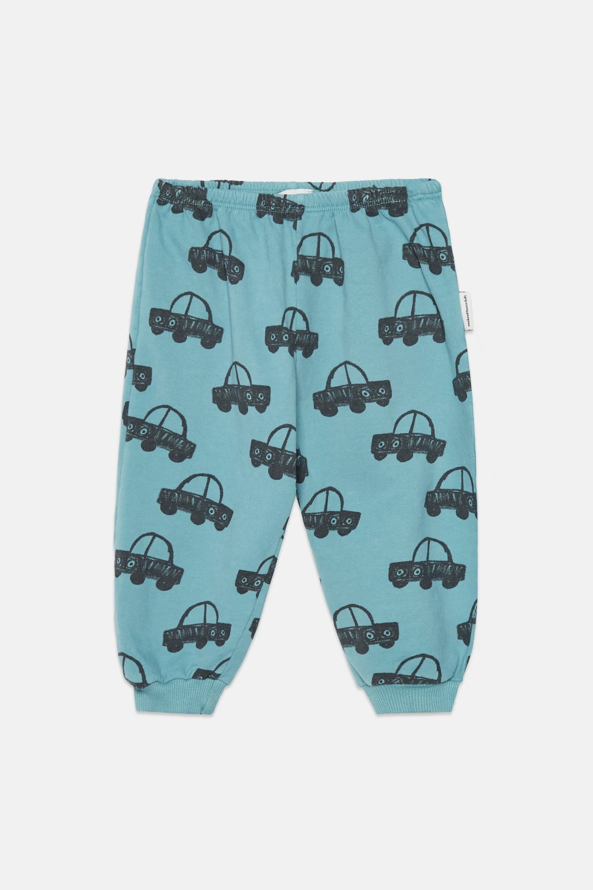 Cars all over baby sweatpants
