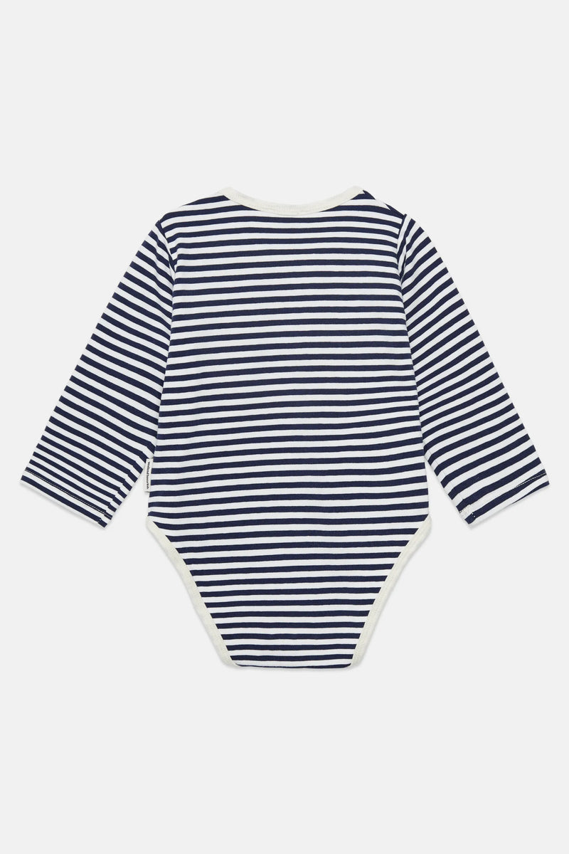Beep beep stripes baby body