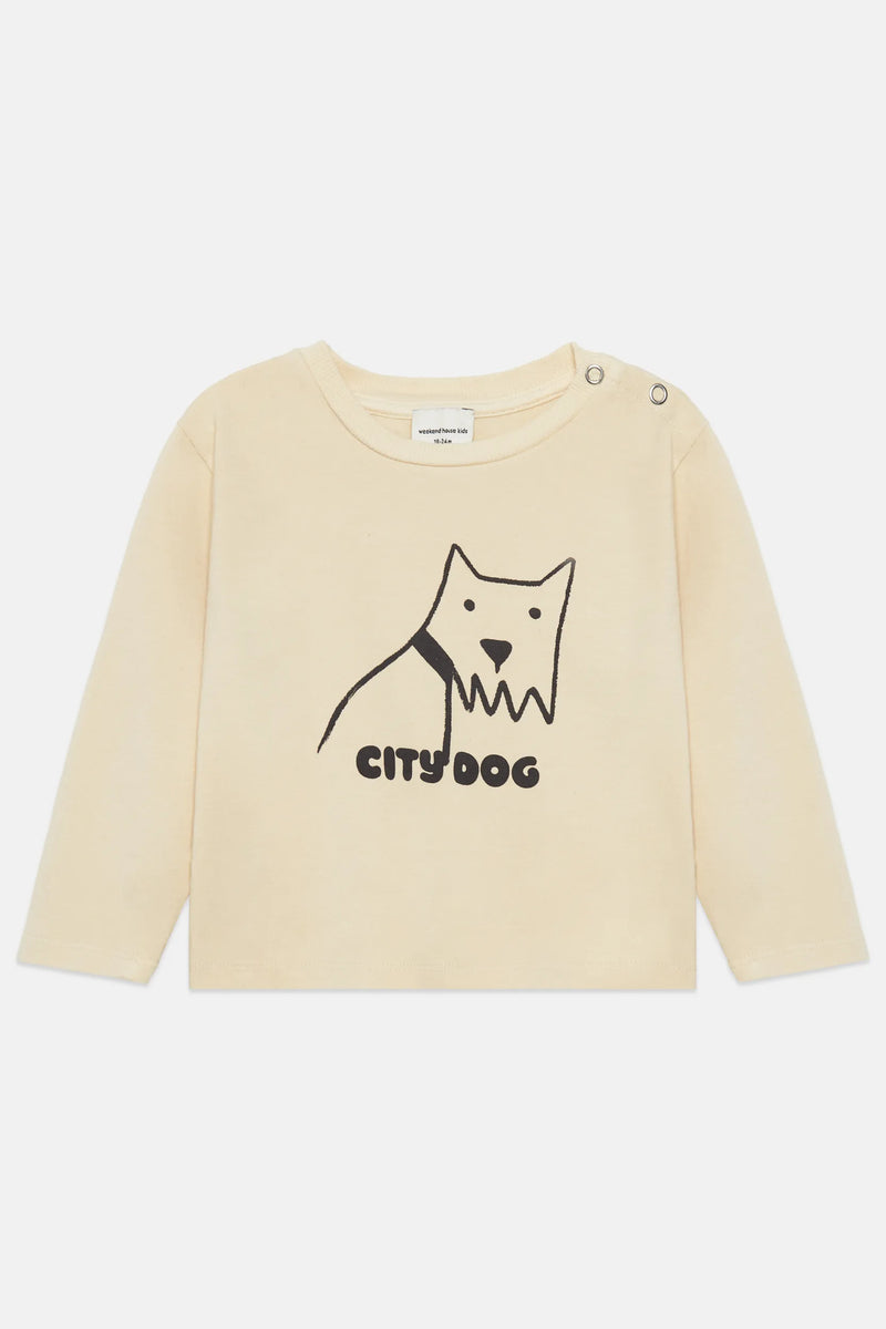 City dog baby t-shirt