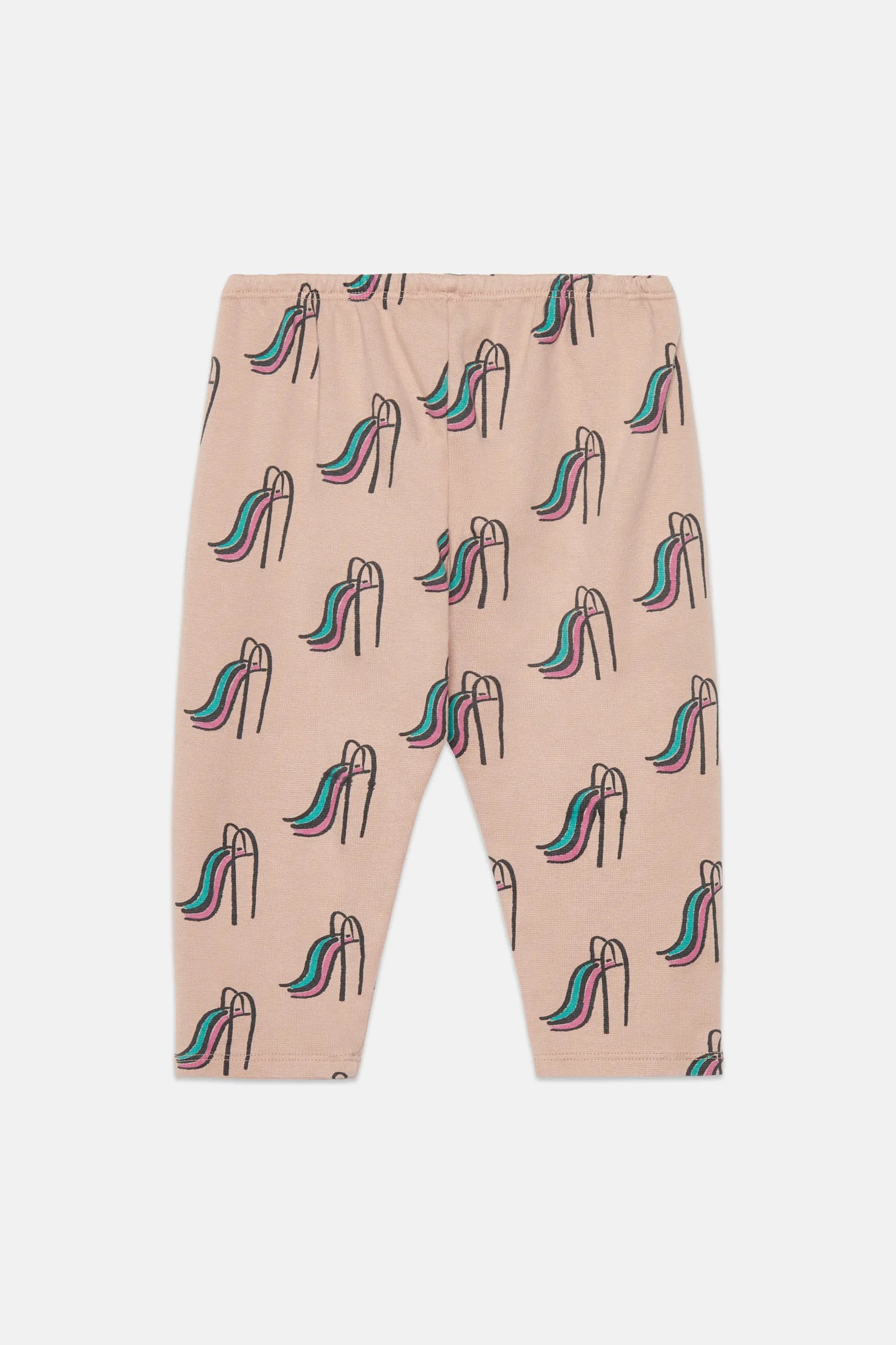 Slides all over baby fleeced leggings