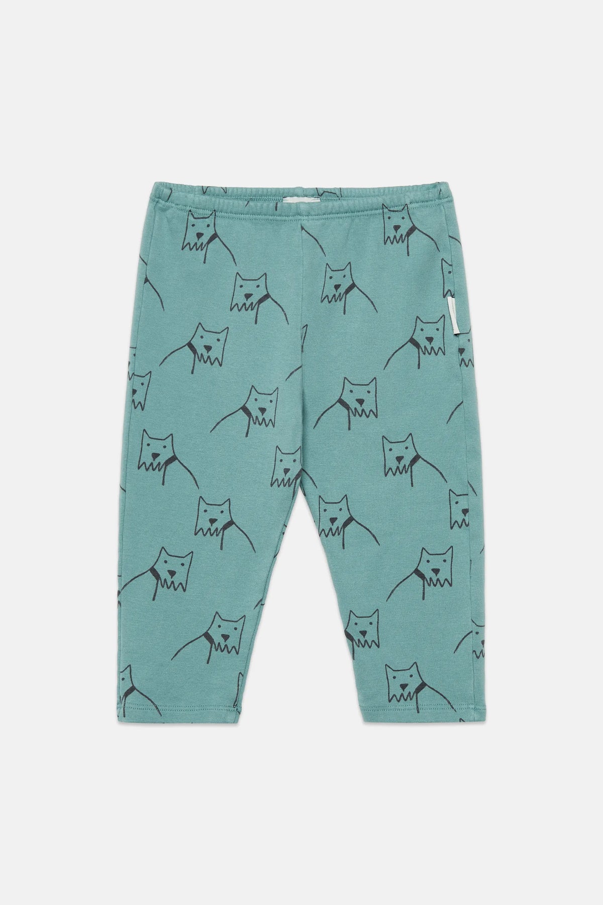City dog all over baby fleeced leggings
